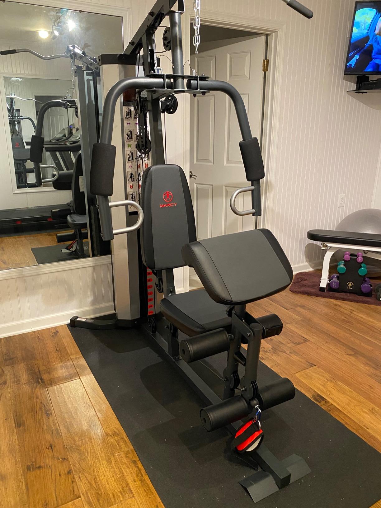 Marcy MWM-988 Multifunction Steel Home Gym 150lb Weight Stack Machine customer photo 2