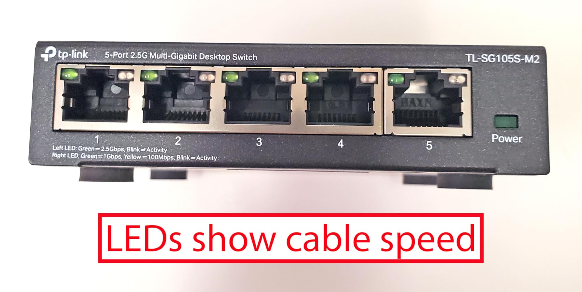 TP-Link 8 Port Gigabit Ethernet Network Switch - Ethernet Splitter | Plug & Play | Fanless | Sturdy Metal w/ Shielded Ports | Traffic Optimization | Unmanaged | Lifetime Protection (TL-SG108) customer photo 1