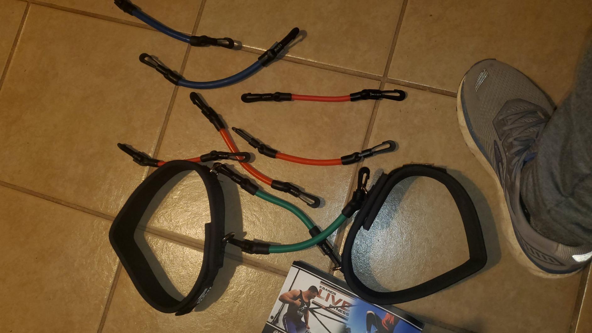 Kbands | Speed and Strength Leg Resistance Bands | Includes Speed 101 and Agility FX Digital Training Programs - Sizes for Youth, Intermediate, and Advanced Athletes customer photo 2