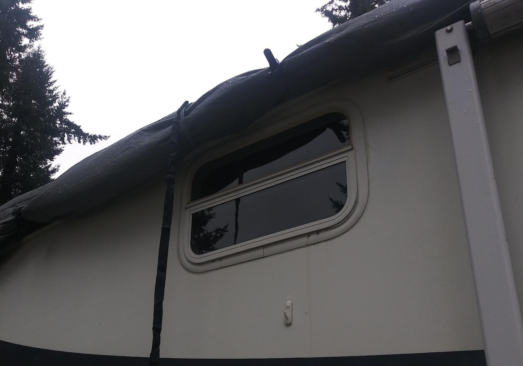 Leader Accessories Windproof RV Cover 24' -27' Travel Trailer Cover Extra Thick Camper Cover - Anti-uv & Ripstop with 4 Tire Covers, Adhesive Repair Patches customer photo 1