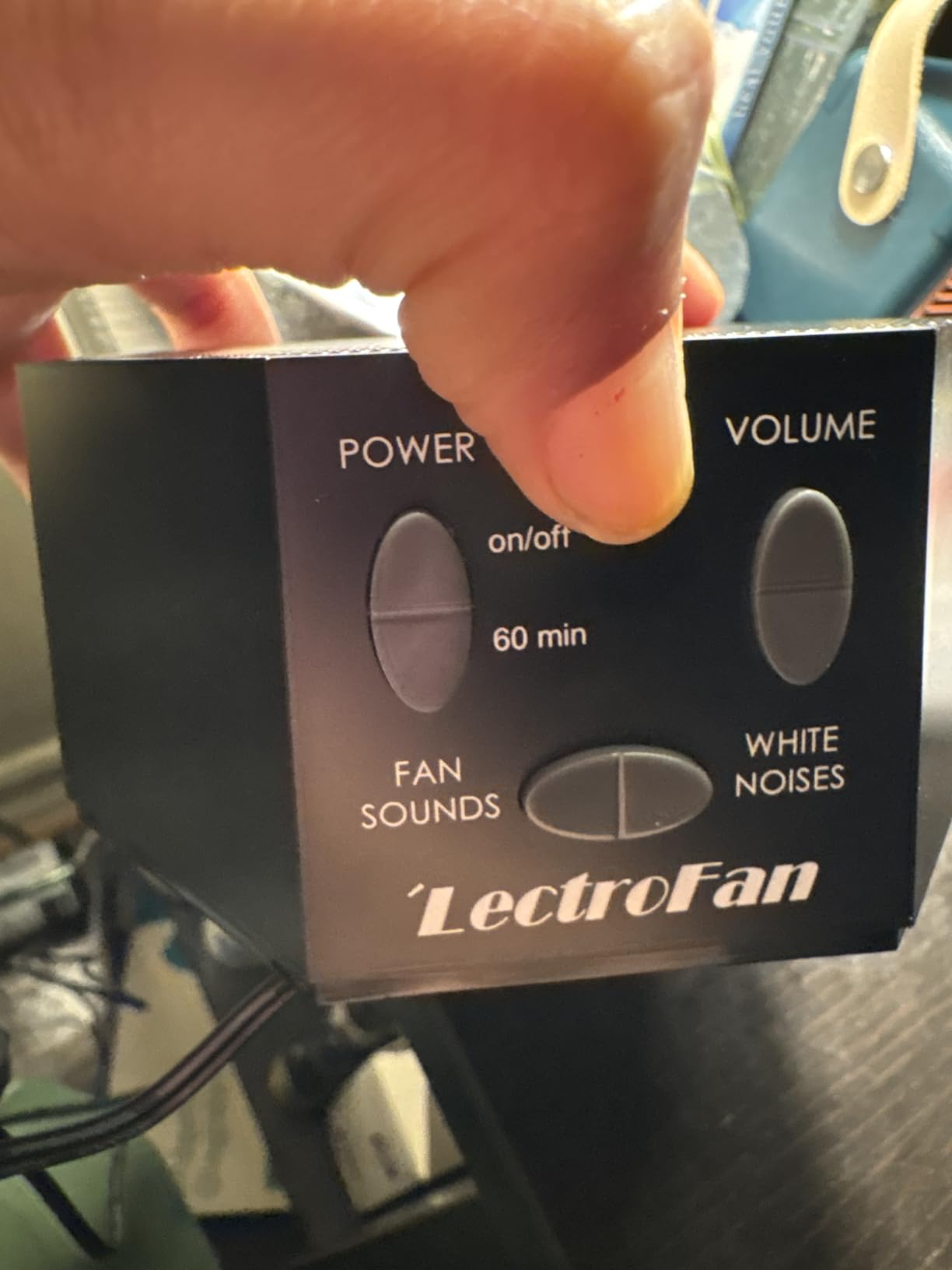 Adaptive Sound Technologies LectroFan Classic White Noise Machine - Compact Sleep Sound Machine for Bedroom, Travel, Study & More - 20 Non-Looping Fan & White Noise Variations customer photo 1