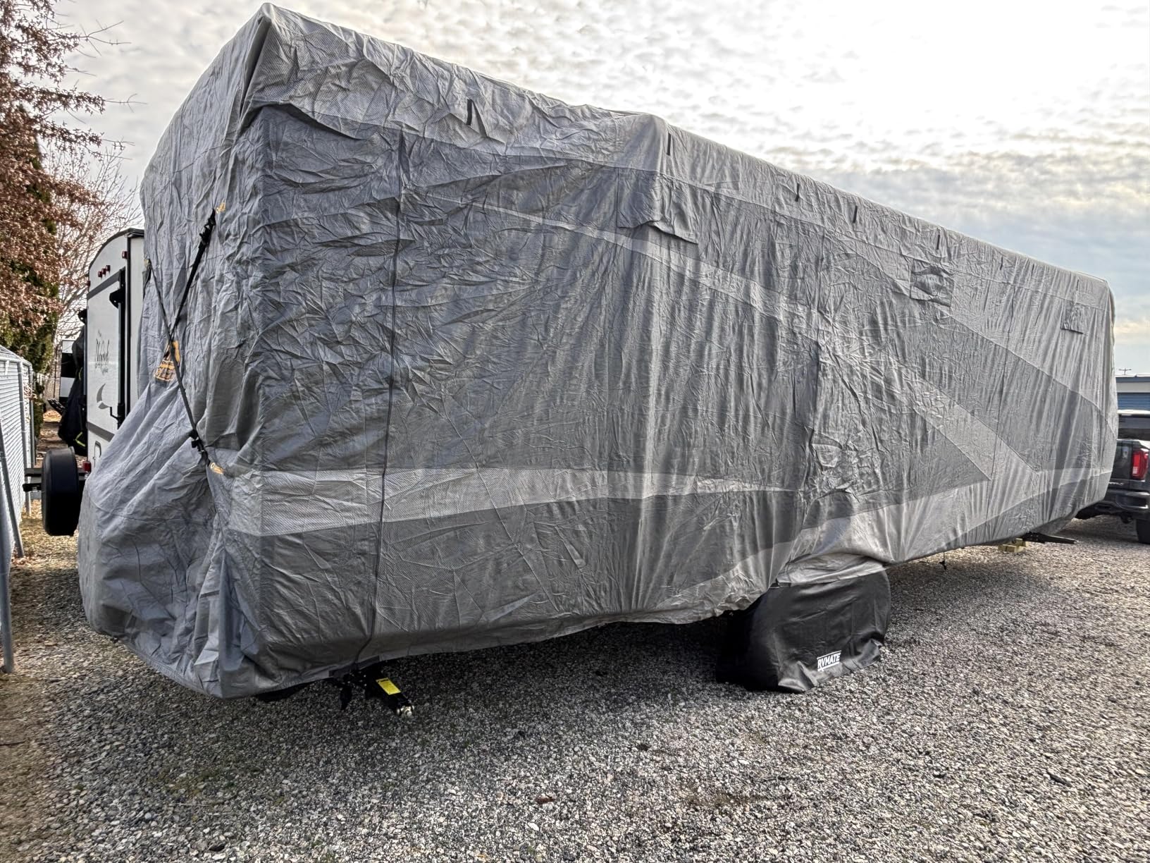 ADCO 52244 Designer Series SFS Aqua Shed Travel Trailer RV Cover - 26'1