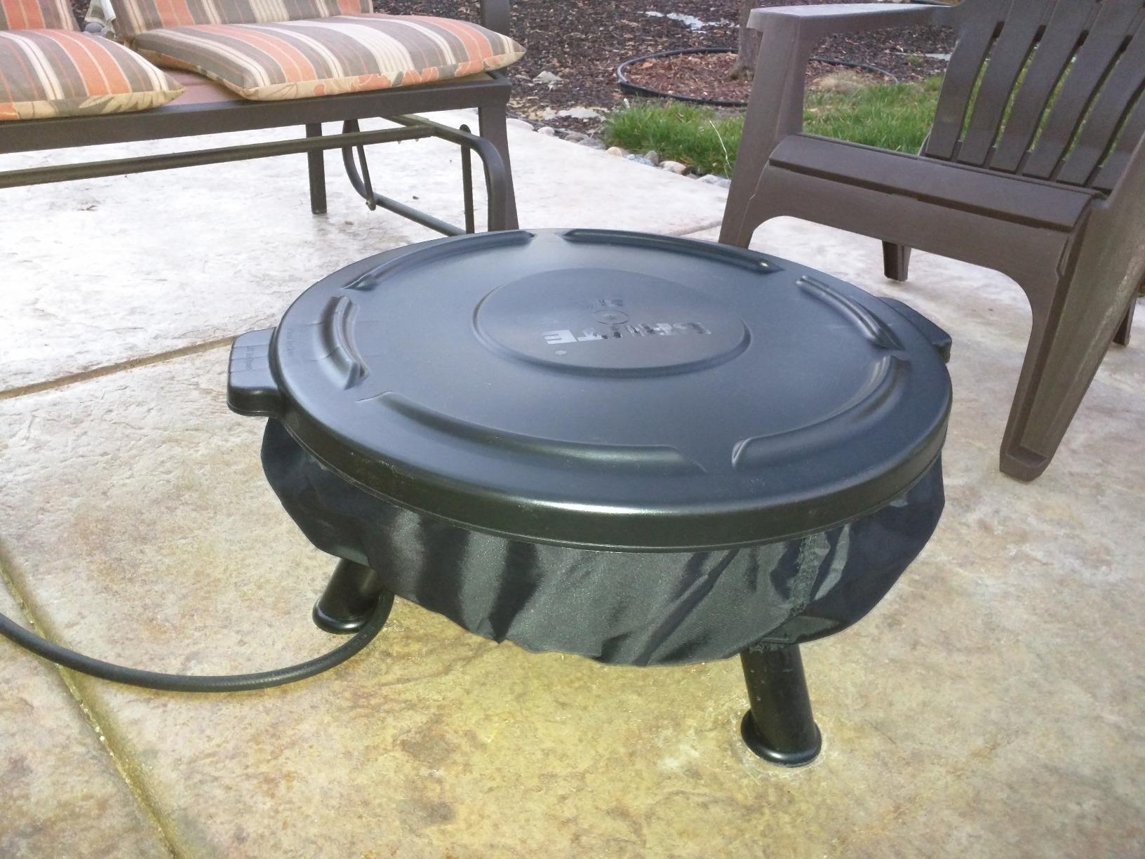 Outland Living Firebowl Smokeless Fire Pit, Round Outdoor Portable Propane Gas Fire Pit with UV and Weather Resistant Durable Cover, 24-Inch Diameter 58,000 BTU customer photo 1