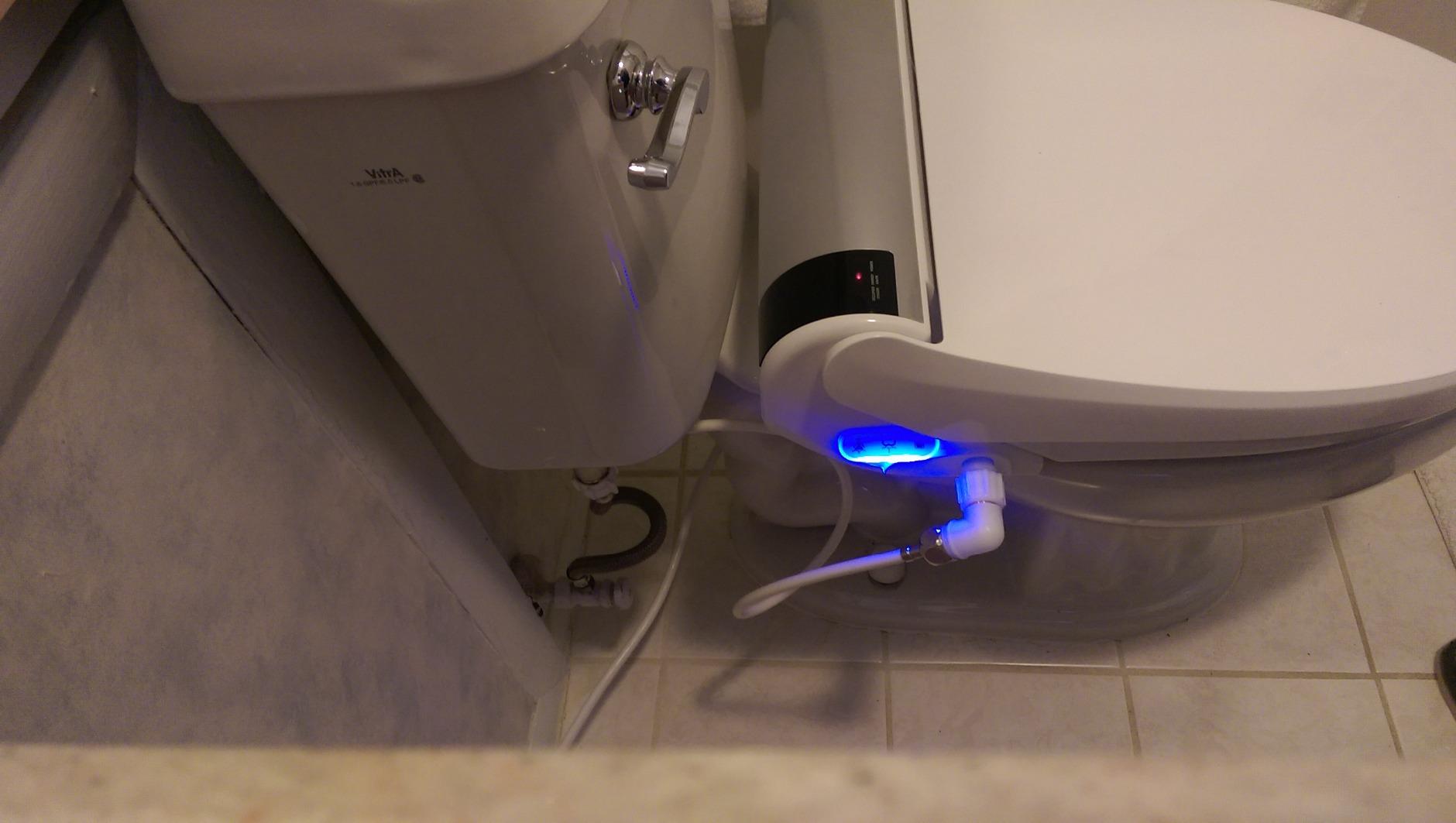 Bio Bidet BB2000 Bliss Electric Bidet Toilet Seat, Warm Water with Air Dryer, Heated Seat with Sensor and Slow Close Lid, Night Light, Remote Control, Elongated, White customer photo 2