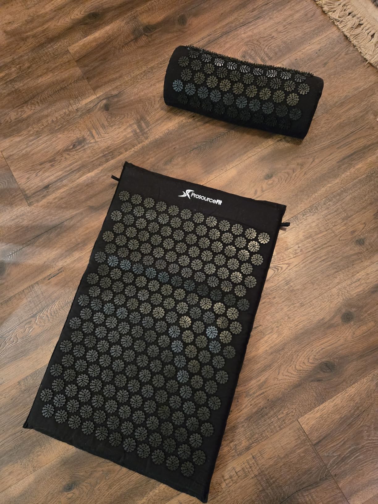 ProsourceFit Acupressure Mat and Pillow Set for Back/Neck Pain Relief and Muscle Relaxation customer photo 1