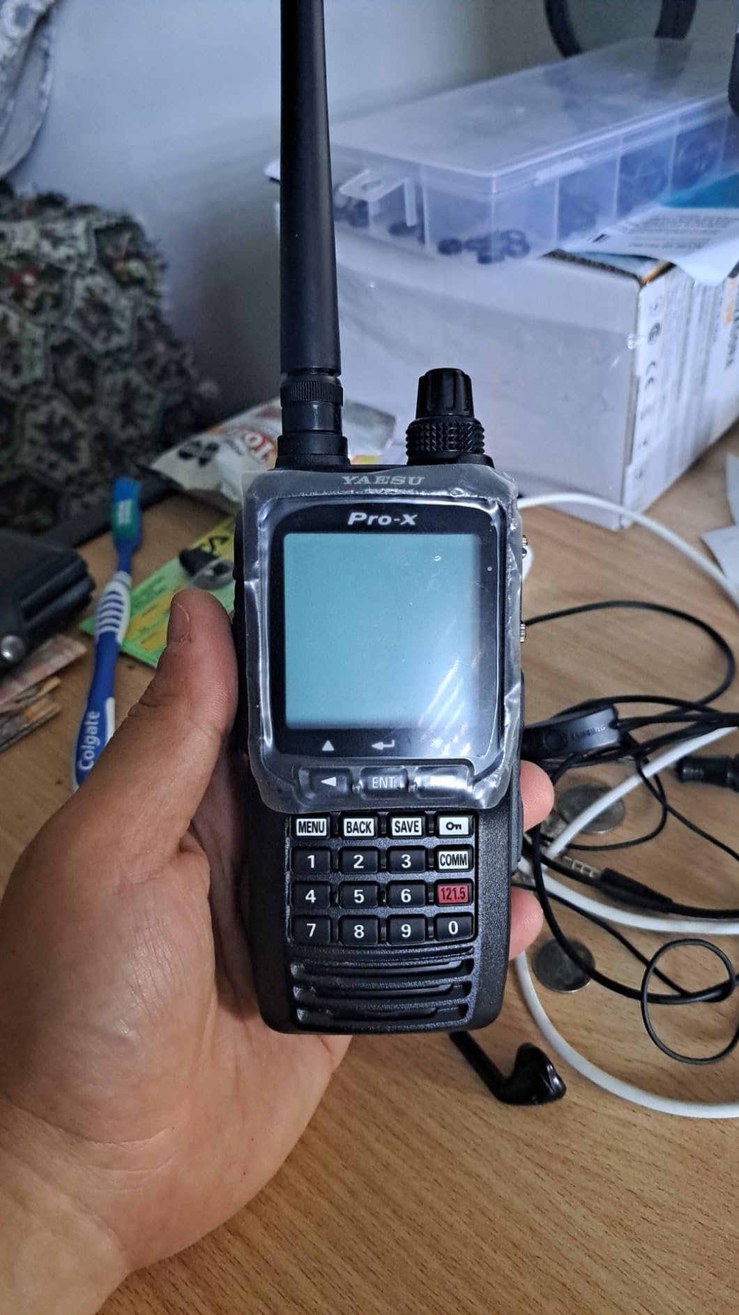 Yaesu FTA550L Handheld VHF Transceiver with Li-Ion Battery customer photo 1