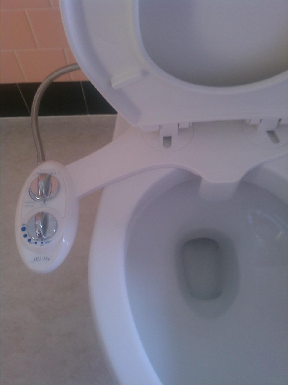 LUXE Bidet NEO 120 - Single Nozzle, Self-Cleaning, Non-Electric Bidet Attachment for Toilet Seat, Adjustable Water Pressure, Rear Wash (White) customer photo 2