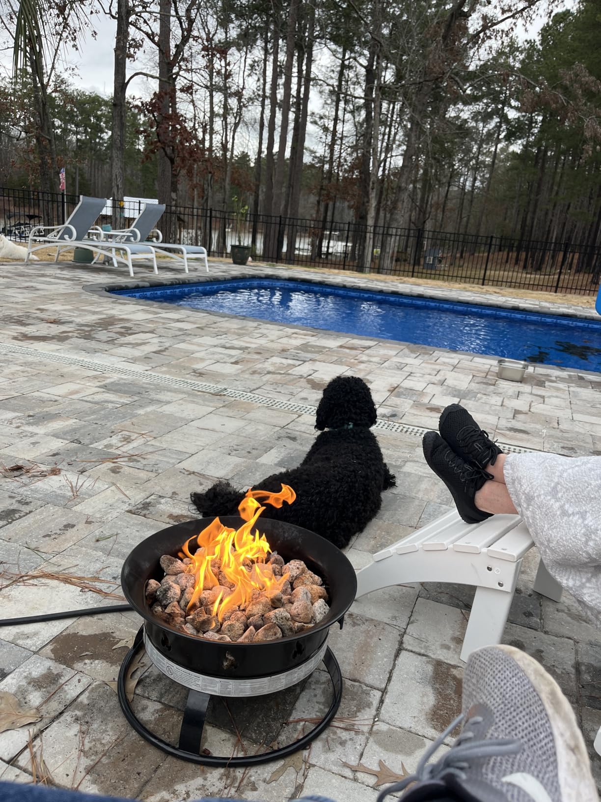 Outland Living Portable Propane Fire Pit, 19-inch, 58,000 BTU with Fire Pit Cover & Carry Kit, Smokeless Gas Firebowl | Perfect for Camping, Patio, Backyard, Tailgating, Deck, RV customer photo 1