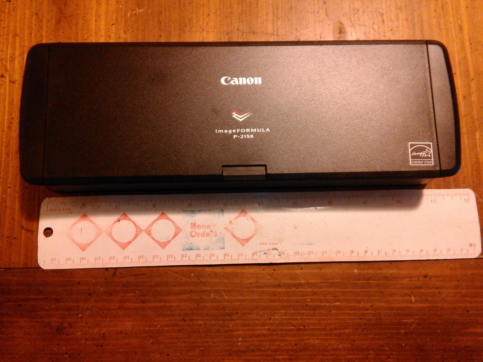 Canon imageFORMULA P-215II Mobile Document Scanner, Black customer photo 1