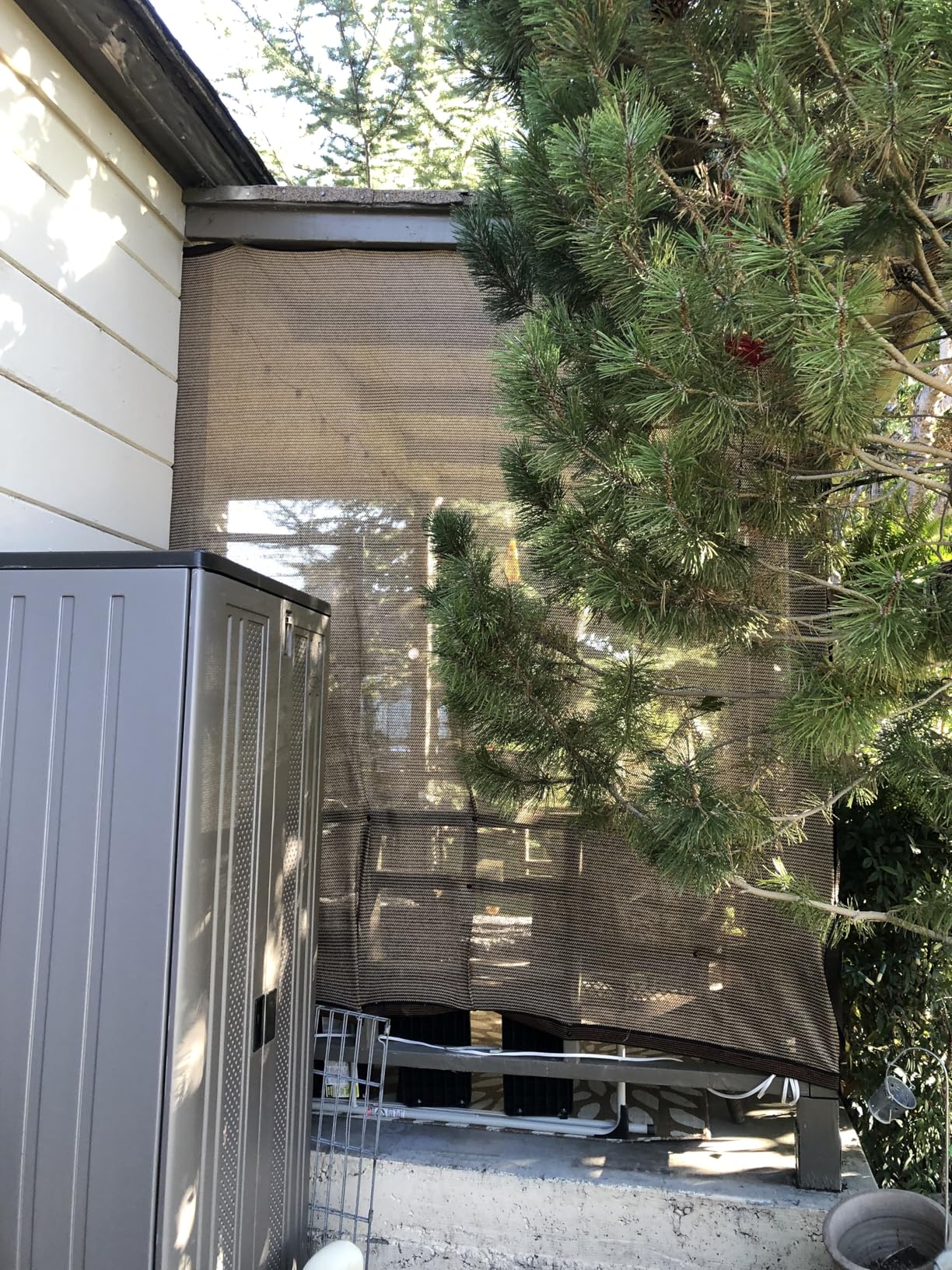 Suncast Tall Storage Cabinet, Platinum Resin Garage Storage Cabinet with Doors & Shelves, Plastic, Lockable, Freestanding Utility Closet customer photo 1