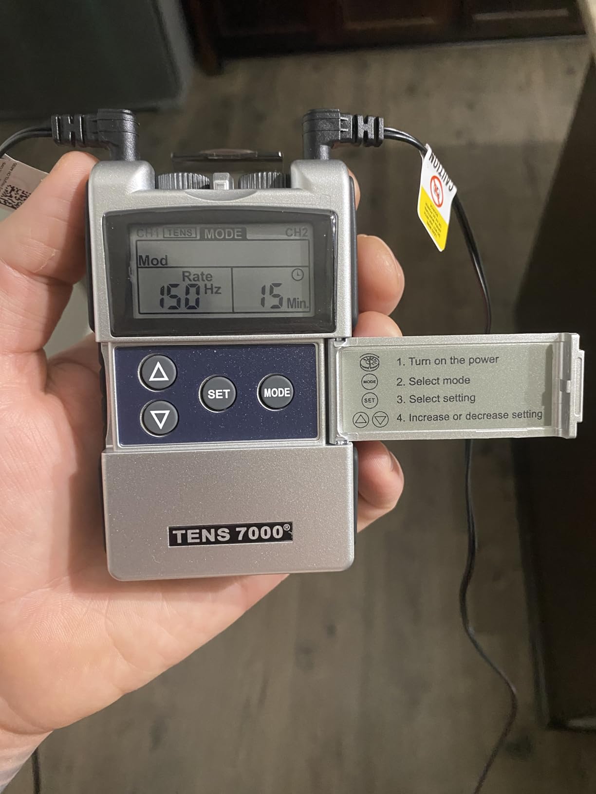 TENS 7000 Digital TENS Unit with Accessories - Muscle Stimulator Machine for Back Pain Relief, Sciatica, Neck, Nerve, Shoulder, Hip, Elbow, Muscle Pain Relief customer photo 2