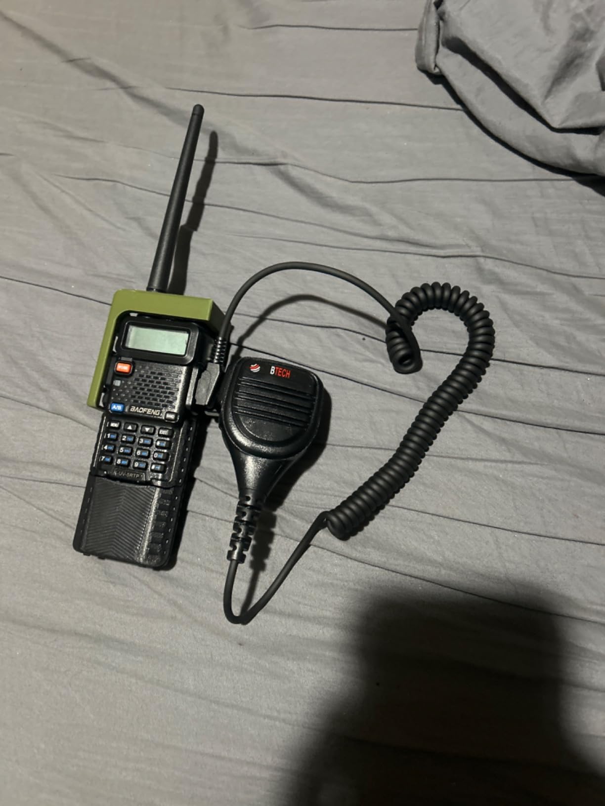 BTECH QHM22 Weatherproof Heavy Duty IP54 Speaker Mic, Premium Commercial Grade Shoulder Mic for BAOFENG (UV-5R BF-F8HP), pxton, Retevis, Kenwood K1 Radios customer photo 2