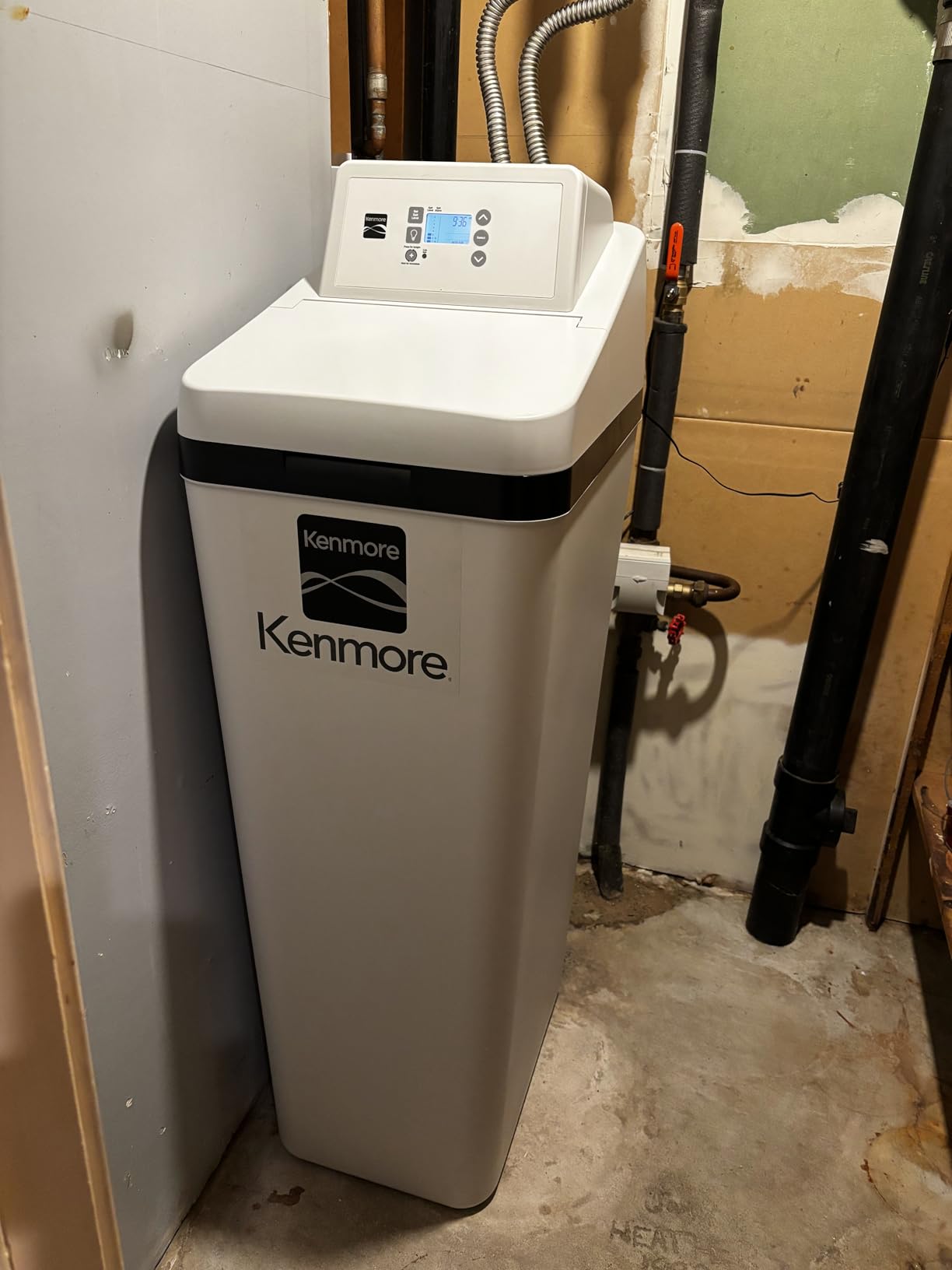 Kenmore 350 Water Softener System - 32,000 Grain Capacity Whole House Hard Water & Iron Reduction customer photo 1