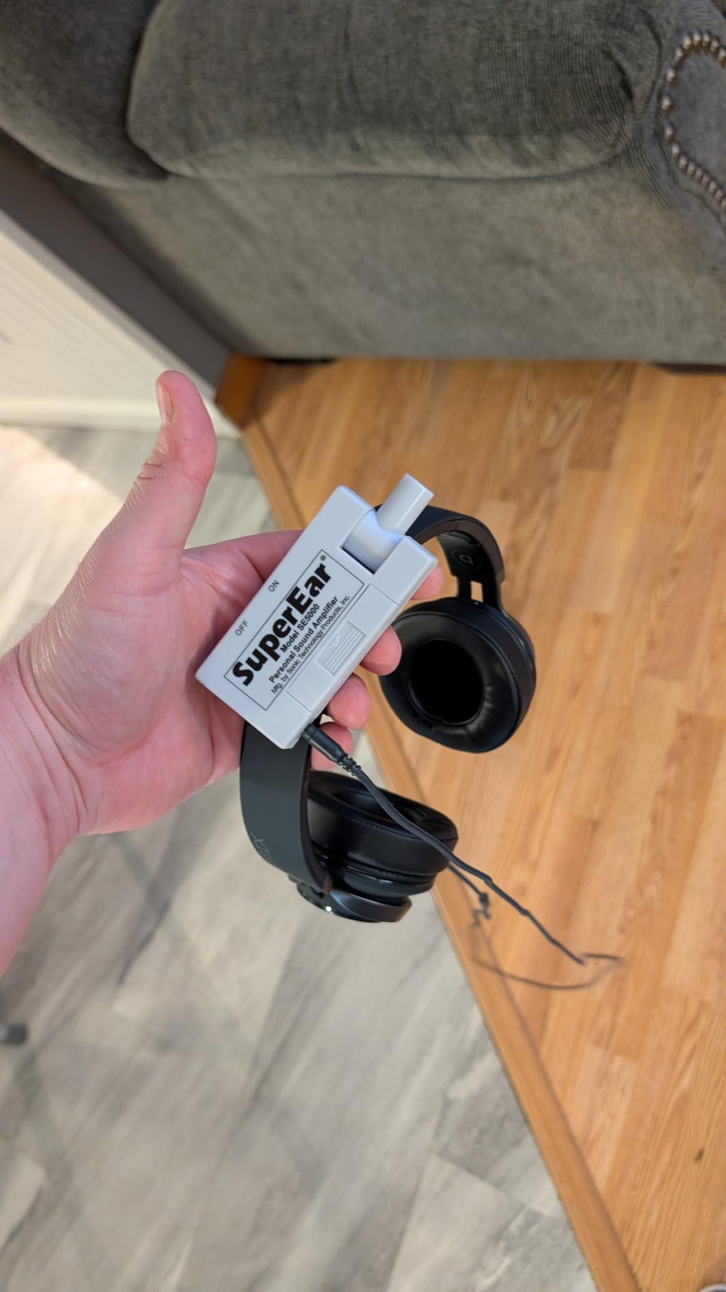 SuperEar Model SE5000 (PSAP) for Seniors - Hearing Amplifiers for Seniors, Super Ear Personal Sound Amplifier, Sound Amplifier Listening Device and Audio Accessories in 50dB Ambient Sounds Increase customer photo 1