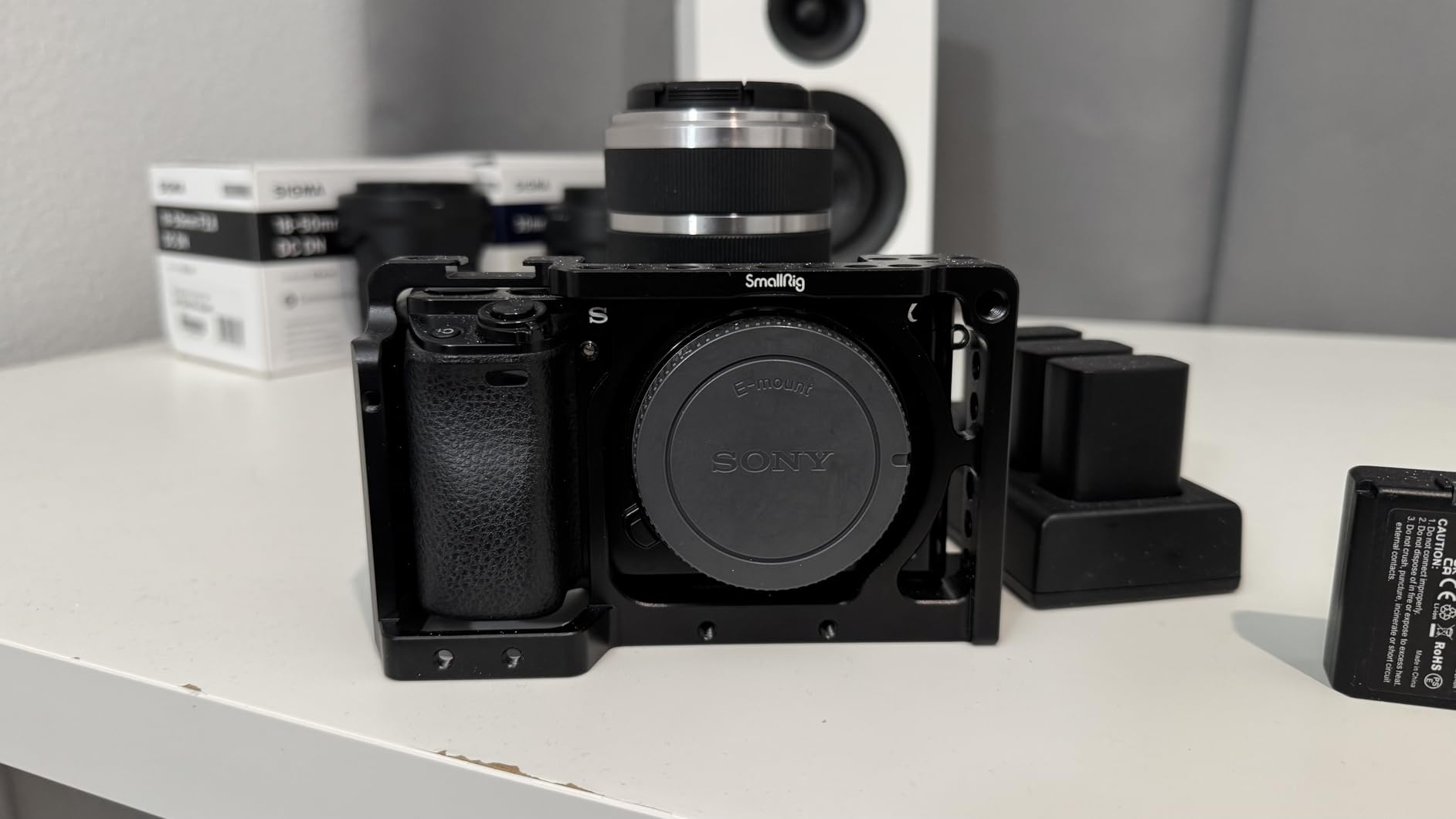 SmallRig Camera Cage for Sony A6000 A6300 ILCE-6000 ILCE-6300 NEX7 with 1/4