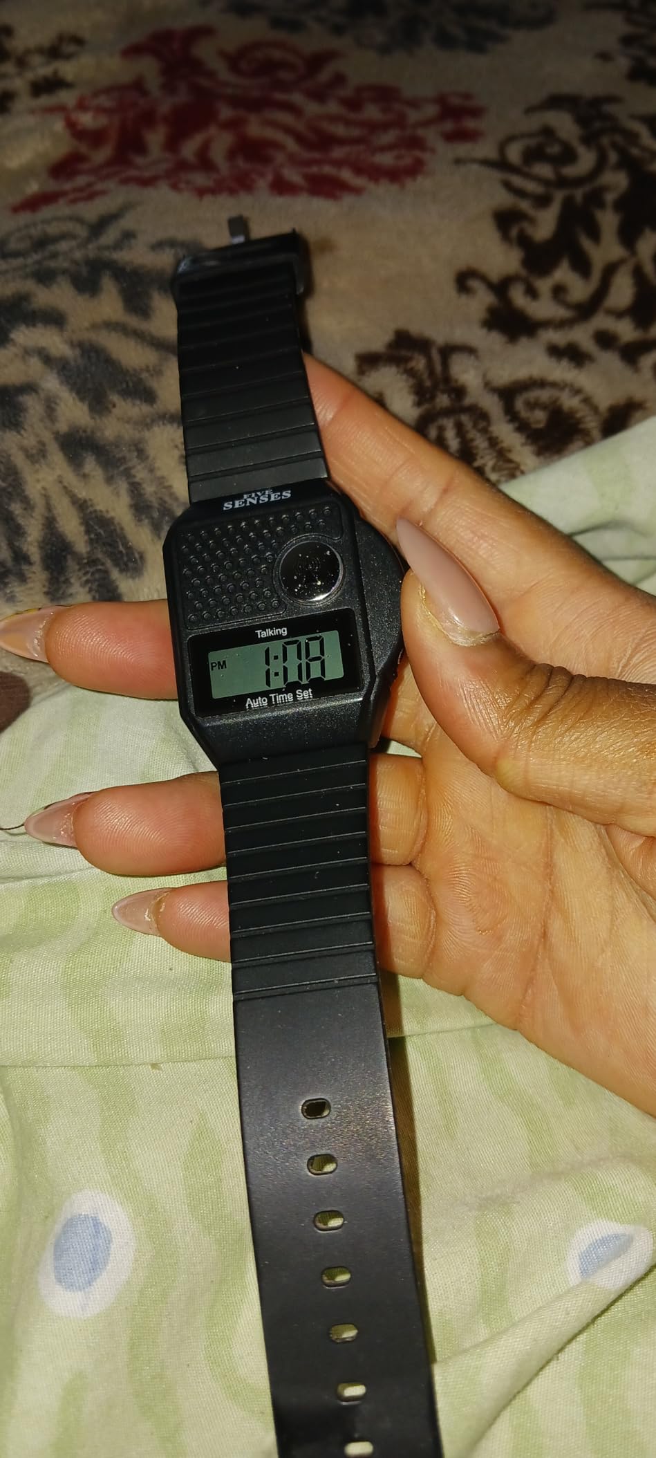 FIVE SENSES - English Atomic Talking Watch, Easy to use for Seniors Blind Men Women, Loud Talking Watch with Sound for Vision Impaired, Watches for Elderly Women, Blind People Products 1026 customer photo 1