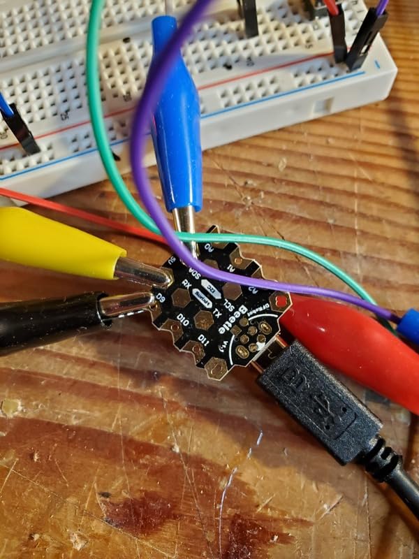 DFRobot Beetle - A Small Microcontroller for Arduino Leonardo with USB HID for IoT & Wearable Projects (20mm×22mm, ATmega32u4, 3V Battery Support) customer photo 1
