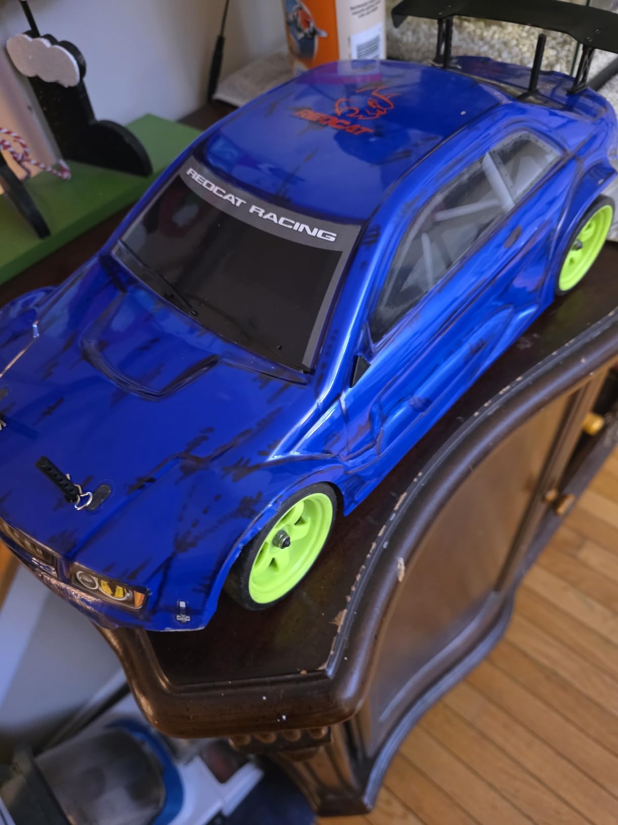Redcat Racing Lightning EPX RC Drift Car 1/10 Scale 4WD with 2.4GHz Radio, 19T Brushed Motor, Tunable Suspension, Remote Control Car with Battery and Charger - Metallic Red customer photo 1