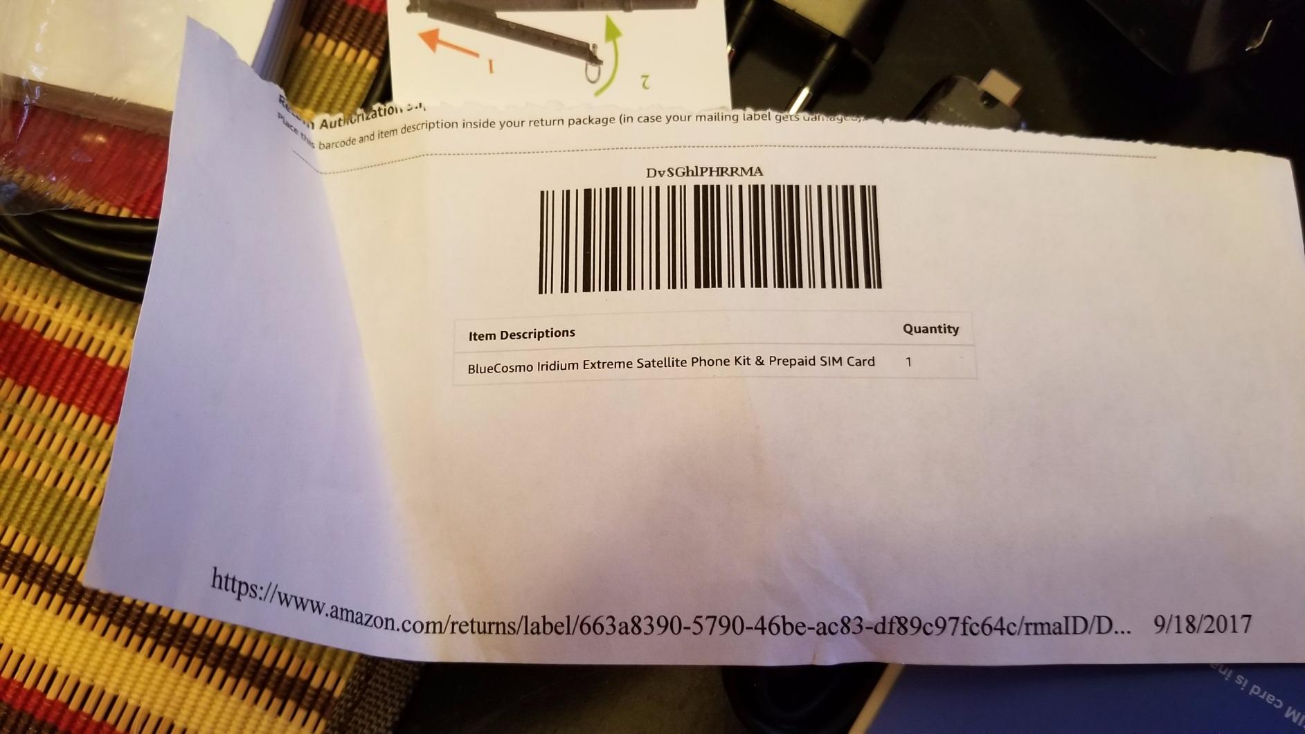 BlueCosmo Iridium Extreme Satellite Phone Bundle - Only Truly Global Satellite Phone - Voice, SMS Text Messaging, GPS Tracking, Emergency SOS - Prepaid SIM Card Included - Online Activation - 24/7 customer photo 1