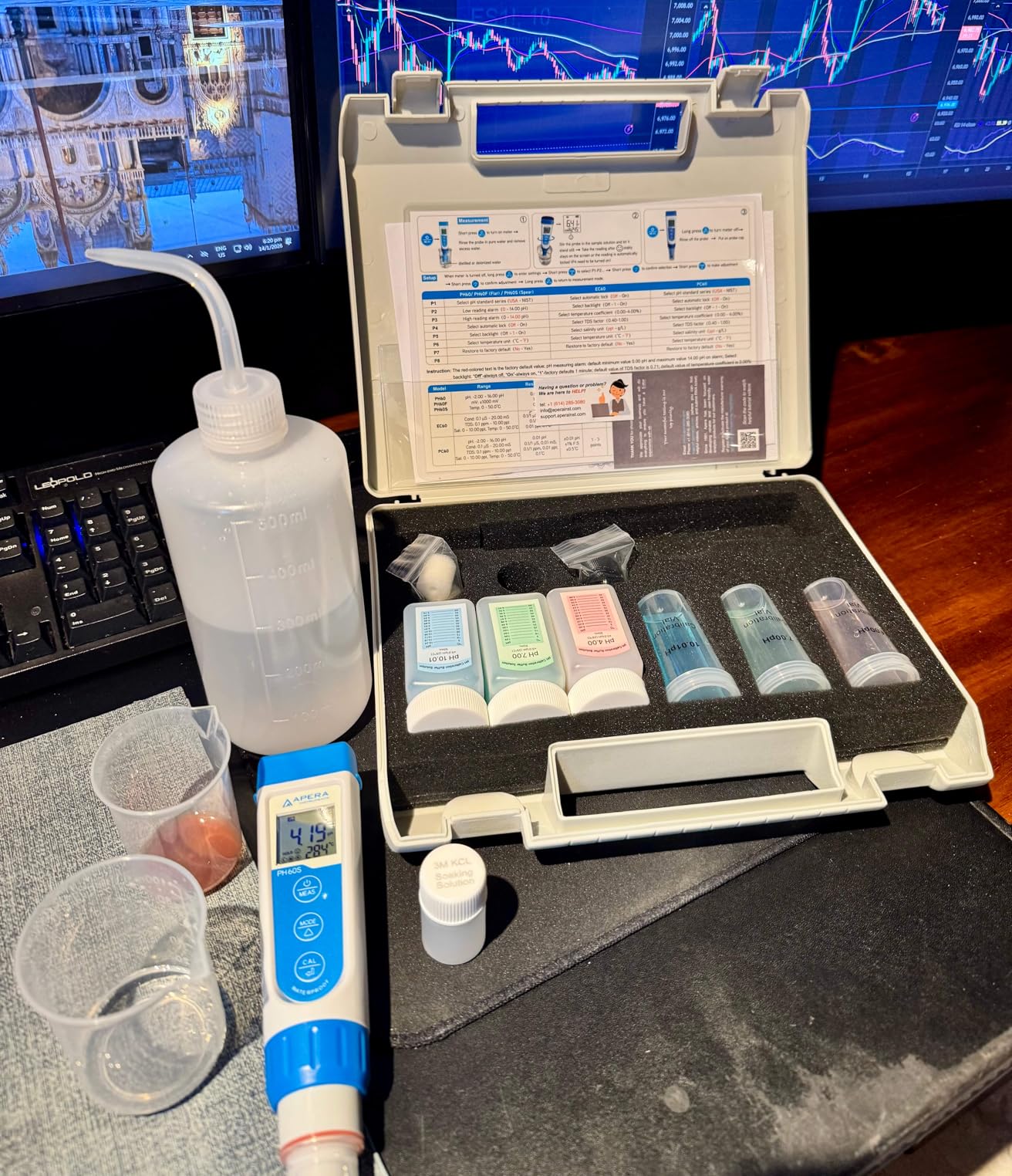Apera Instruments AI311 Premium Series PH60 Waterproof pH Pocket Tester Kit, Replaceable Probe, ±0.01 pH Accuracy customer photo 2