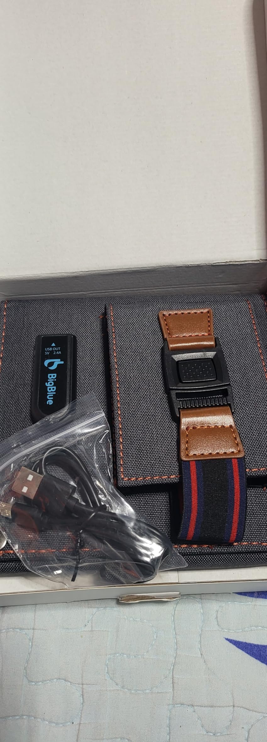 BigBlue 28W Solar Panel Charger with Dual USB-C and USB-A, Portable Solar Phone Charger for Camping, Hiking, Backpacking, Emergency Solar Charger for iPhone, iPad, Samsung Galaxy, Power Bank, GPS etc customer photo 1