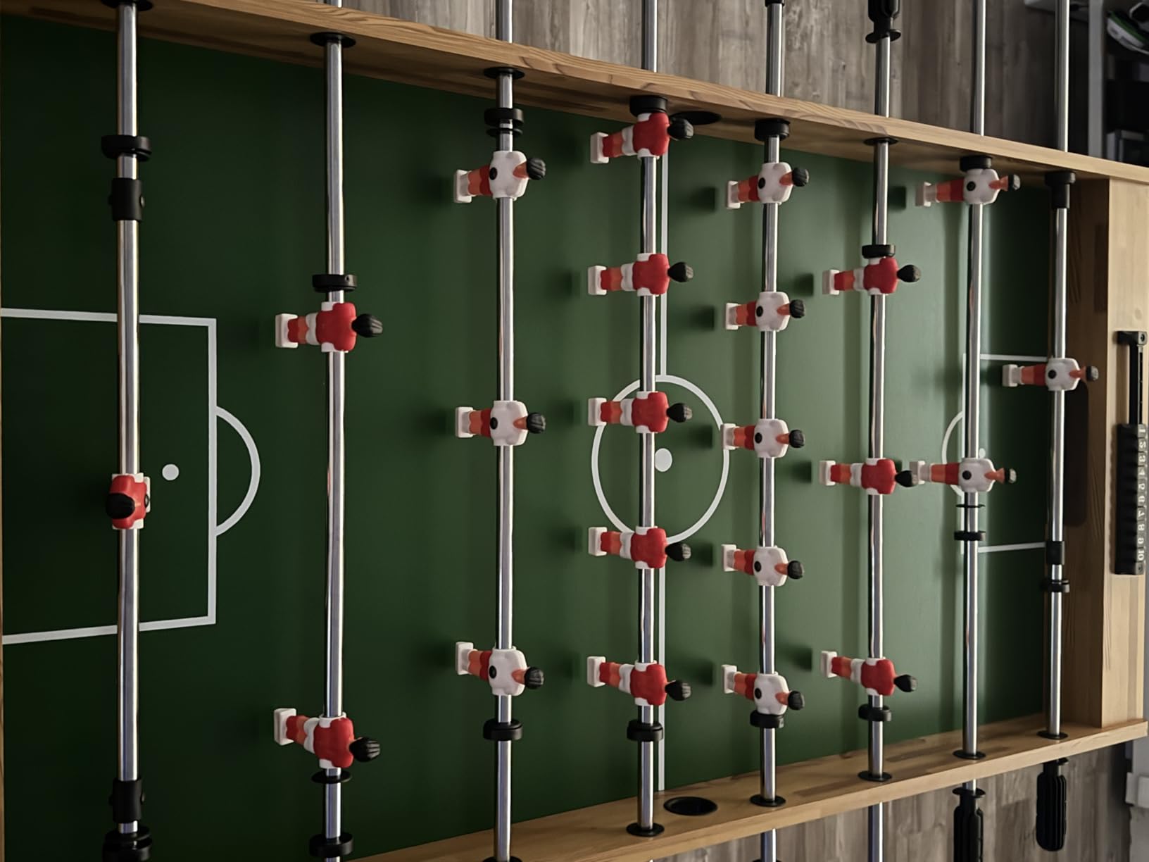 Best Choice Products 48in Foosball Table for Kids and Adults, Game Room Arcade Soccer Game Table w/ 2 Balls, 2 Cup Holders, Ergonomic Handles, Chrome Finished Metal Bars customer photo 2