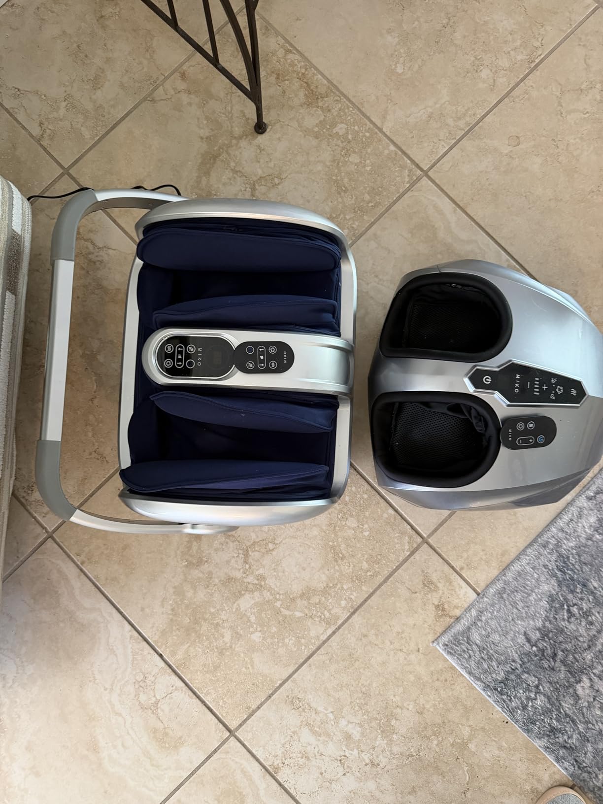 MIKO Foot Massager Machine with Deep-Kneading, Compression, Shiatsu, and Heat for Plantar Fasciitis, Neuropathy - Fits up to Men Size 12 customer photo 2