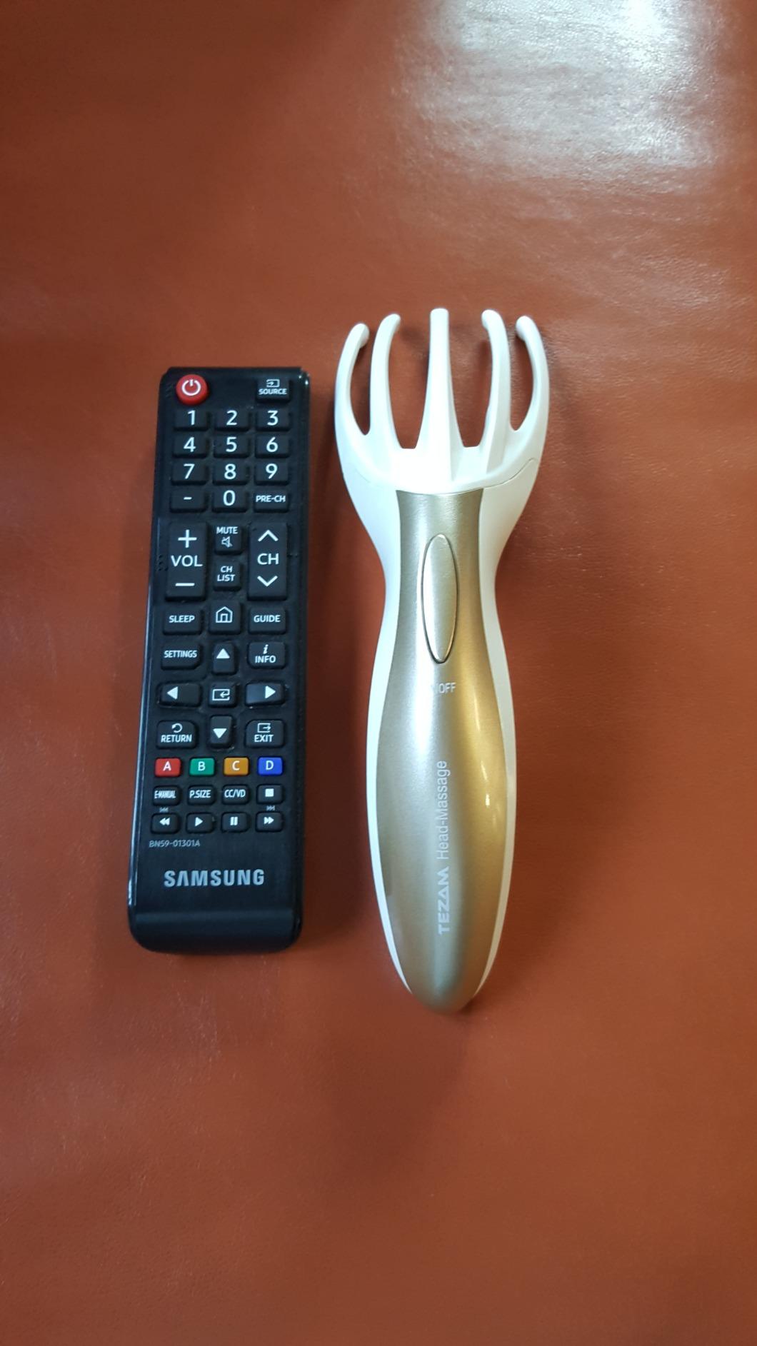 Electric Head Massager Neck Massage Octopus Scalp Stress Relax Spa Therapy Healing, Soft Resin Finger Gripper Claw Electronic Head Spa Vibration Scalp Massage Tool customer photo 2