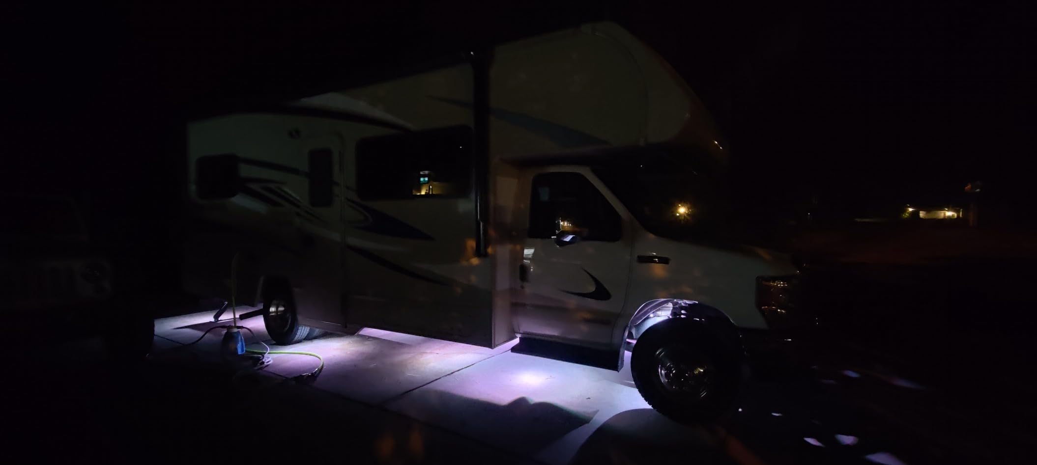 MICTUNING 2nd-Gen CM RGB Rock Lights - 8 Pods Waterproof Multicolor Neon Underglow Kit with Bluetooth App Control & Music Mode customer photo 1