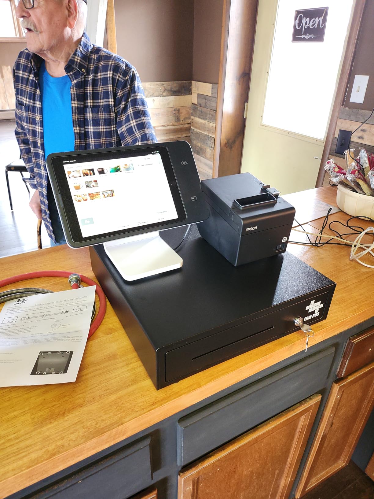 Hardware Bundle for Square - Cash Drawer and Thermal Receipt Printer [Compatible with Square Stand and Square Register] customer photo 2