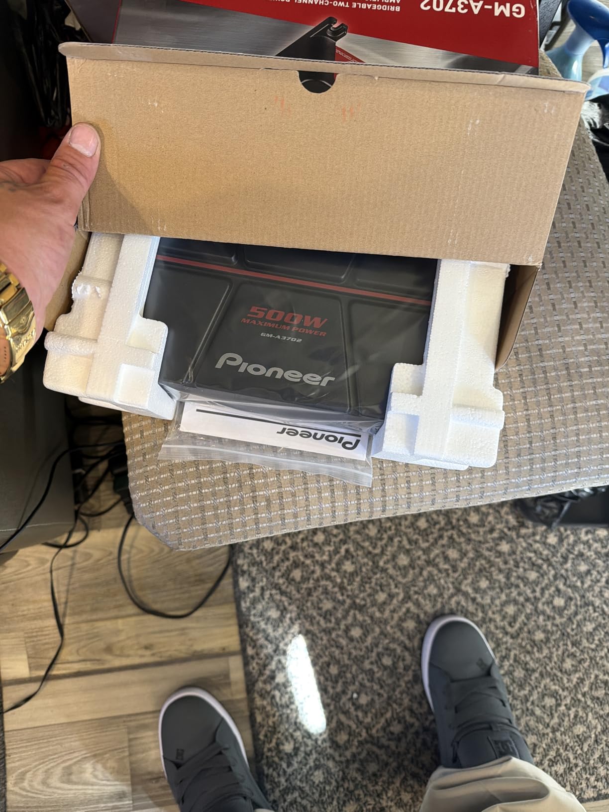 Pioneer GM-A3702 2-Channel Car Amplifier - 500W Max, Class AB, Bridgeable customer photo 1