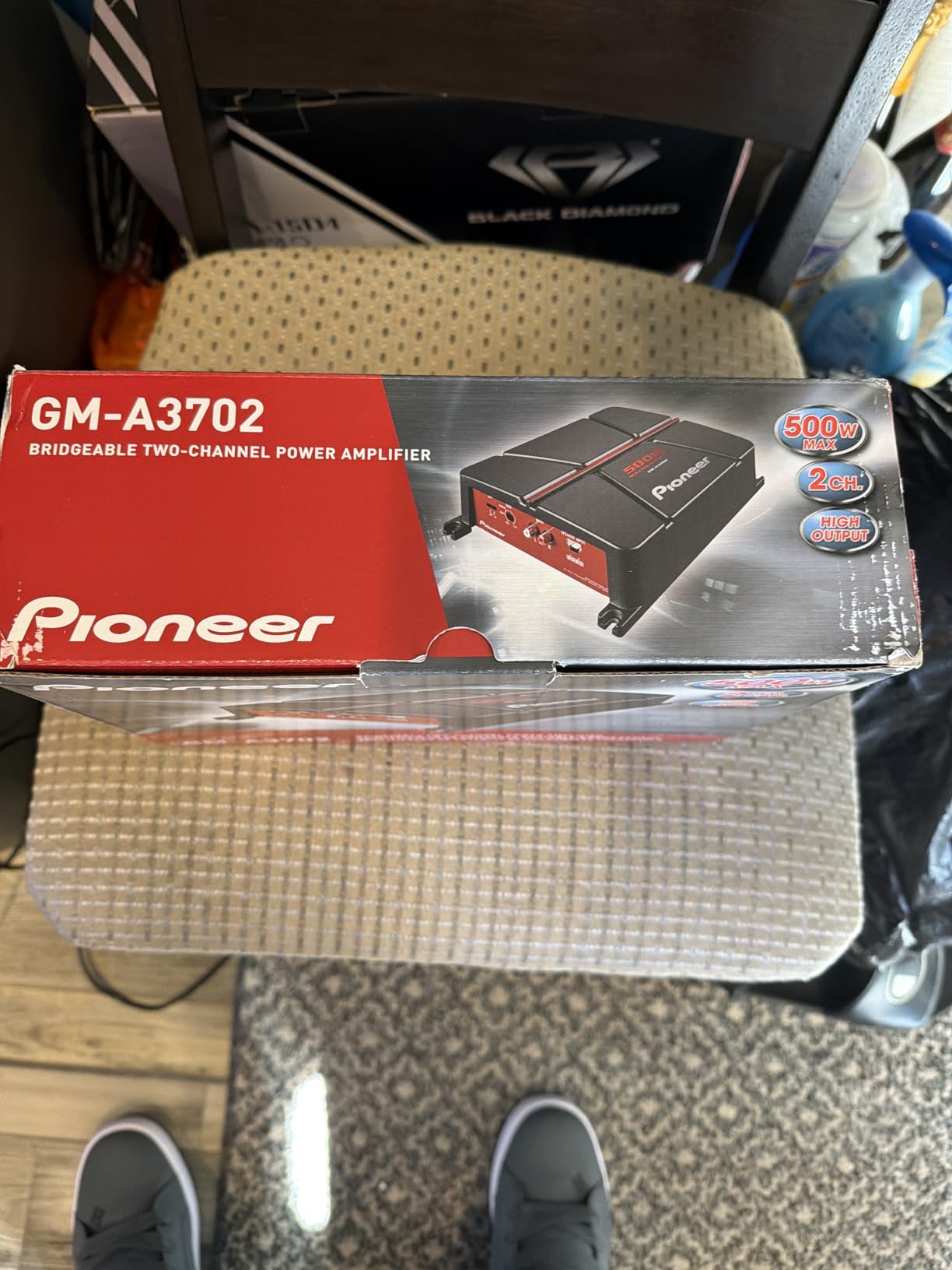 Pioneer GM-A3702 2-Channel Car Amplifier - 500W Max, Class AB, Bridgeable customer photo 2