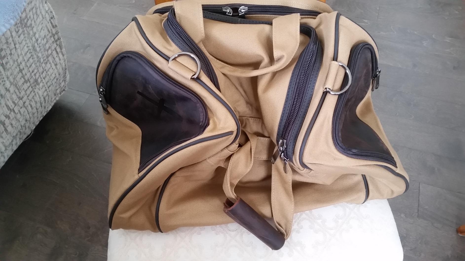 Flight Outfitters Unisex Bush Pilot Duffel Hand/Shoulder Carry Canvas & Leather Plane Travel Luggage Aviation Gear Flight Bag customer photo 1