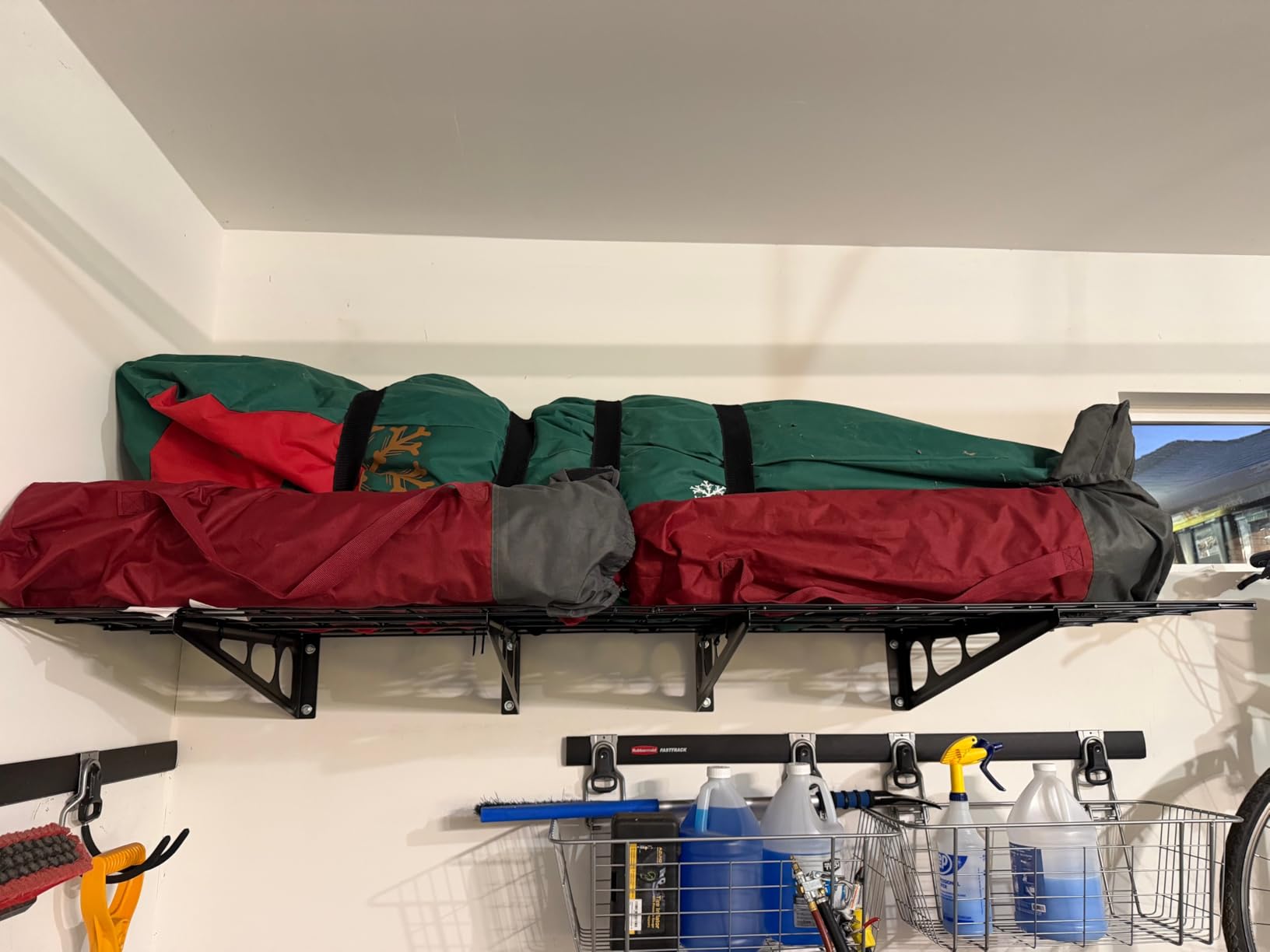 FLEXIMOUNTS 2-Pack 2x4ft 24-inch-by-48-inch Wall Shelf Garage Storage Rack Wall Mounted Floating Shelves customer photo 1