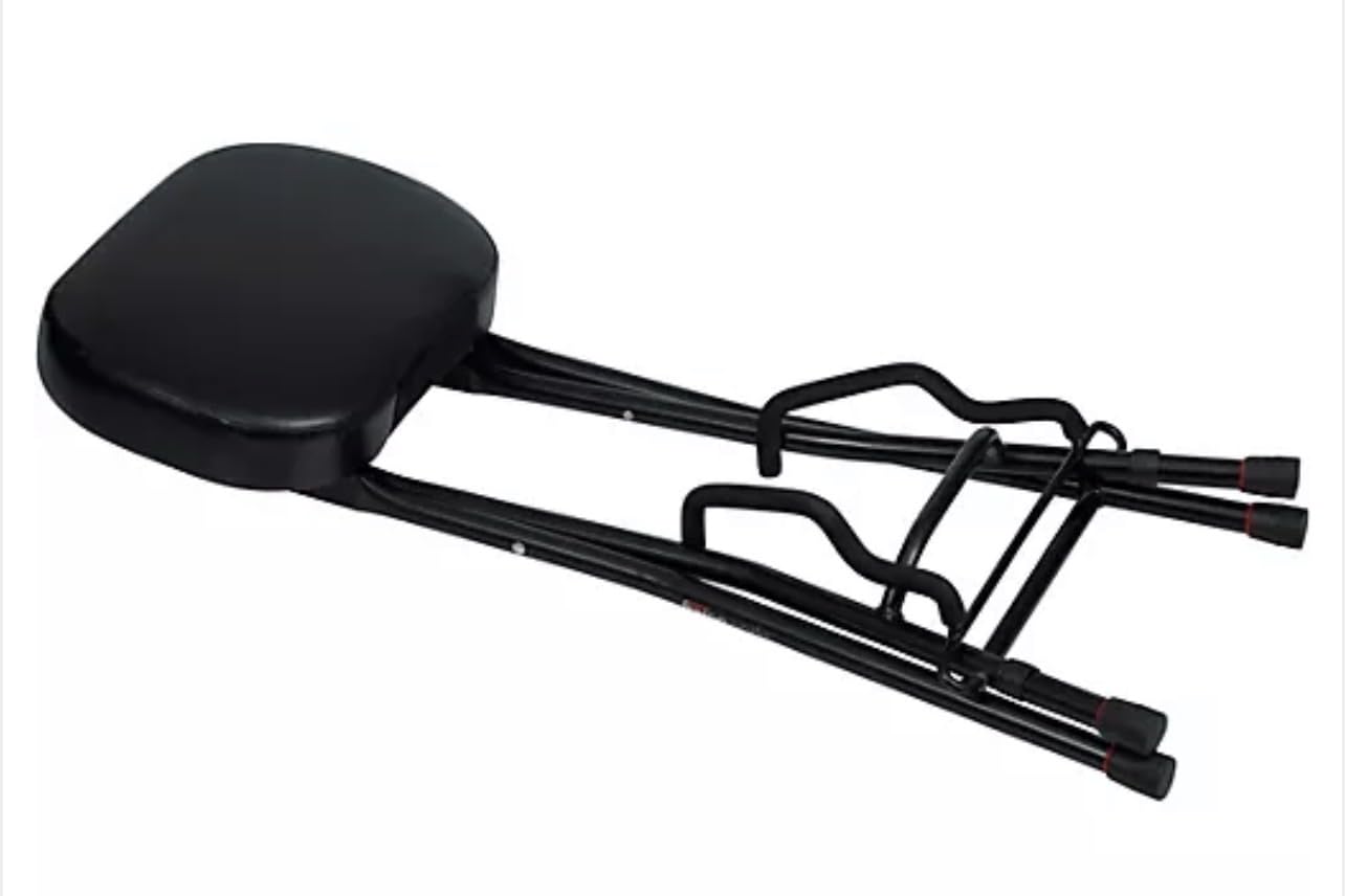 Gator Frameworks Guitar Seat with Padded Cushion, Ergonomic Backrest and Fold Out Guitar Stand, Holds both Acoustic and Electric Guitars (GFW-GTR-SEAT) customer photo 1