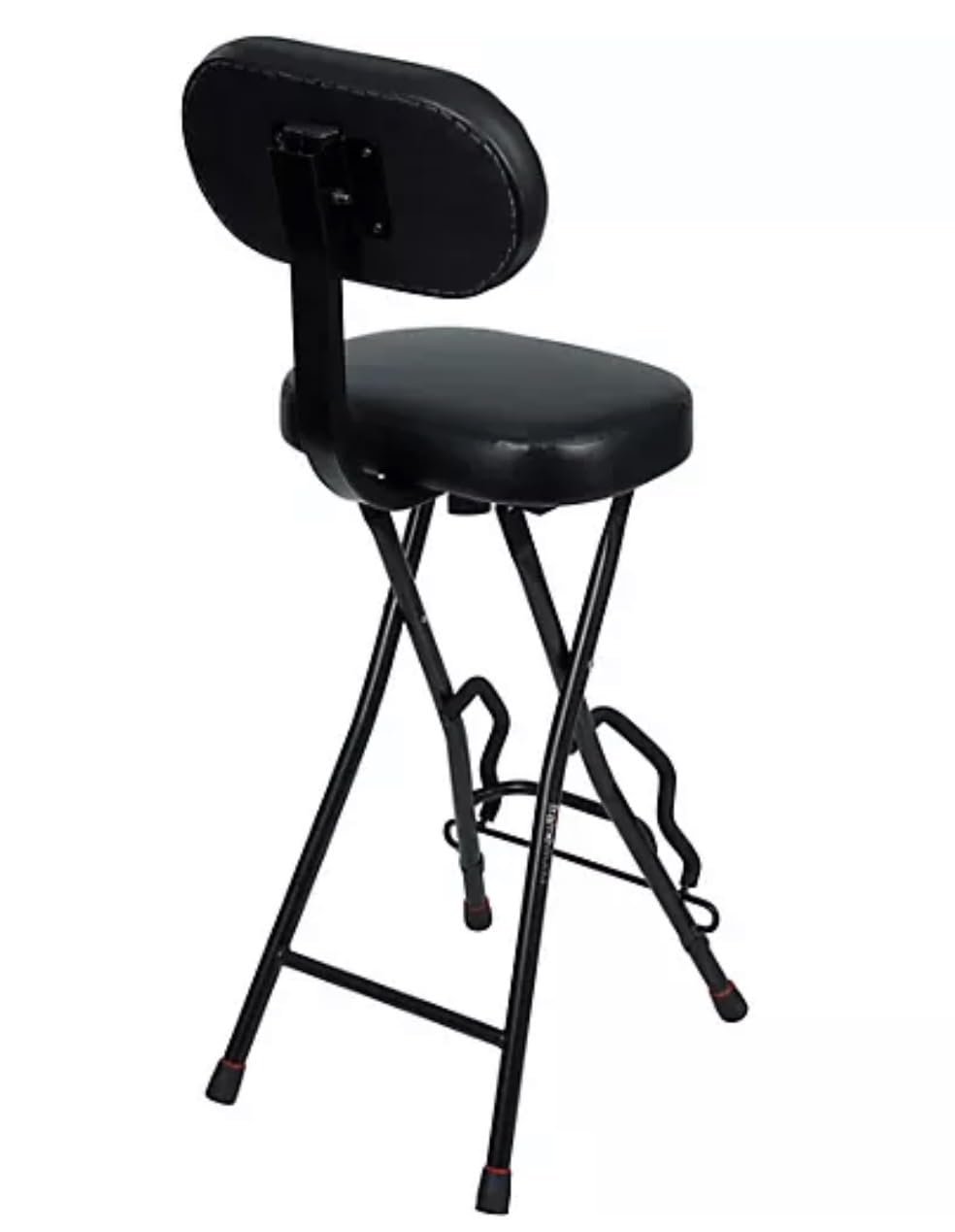 Gator Frameworks Guitar Seat with Padded Cushion, Ergonomic Backrest and Fold Out Guitar Stand, Holds both Acoustic and Electric Guitars (GFW-GTR-SEAT) customer photo 2