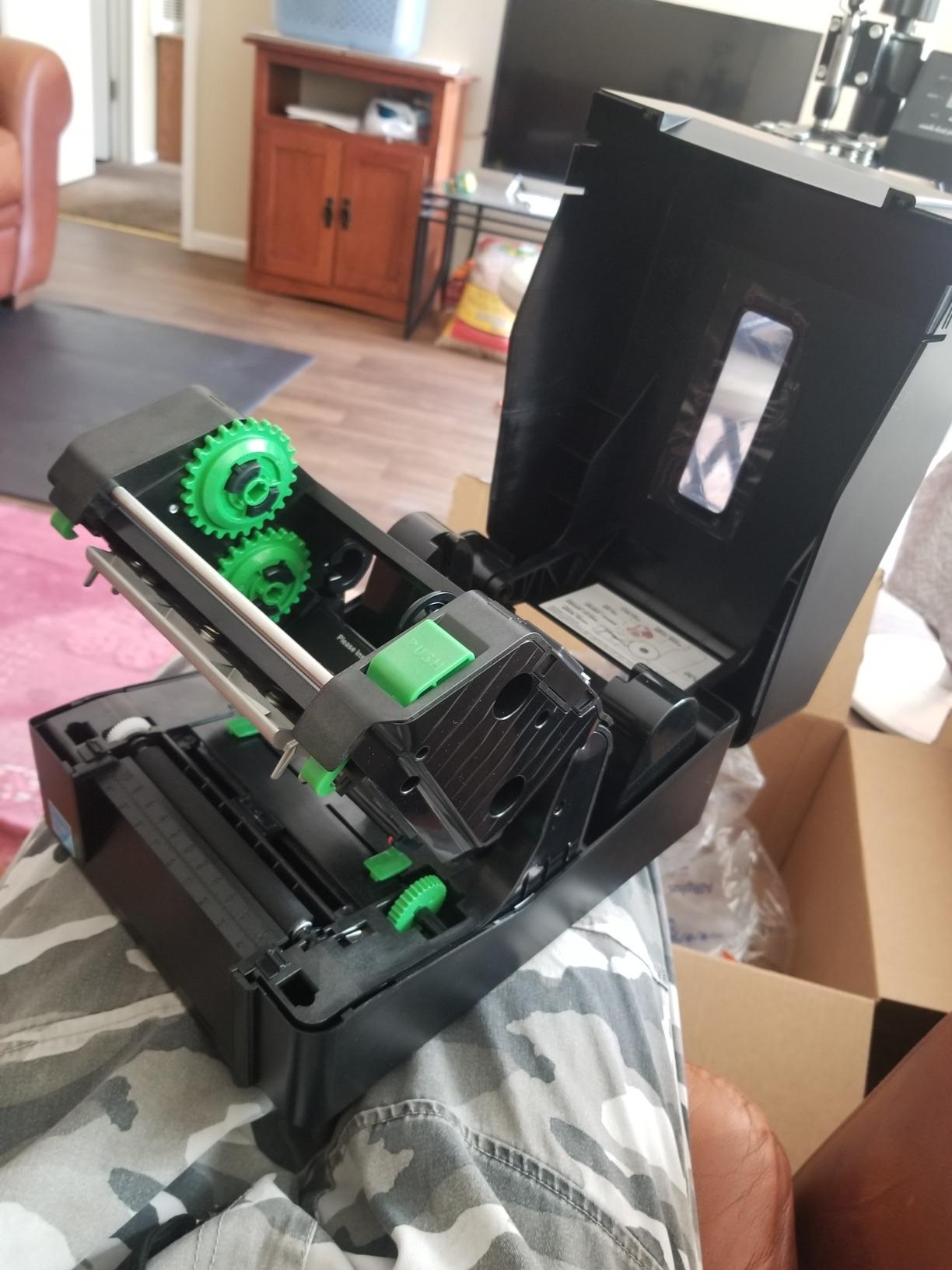 TSC TE200 Desktop Thermal Label Printer for Postage, Shipping Tags, Receipts, Barcodes, Retail, Small Business, USB Connection, 4 Inch Width customer photo 1