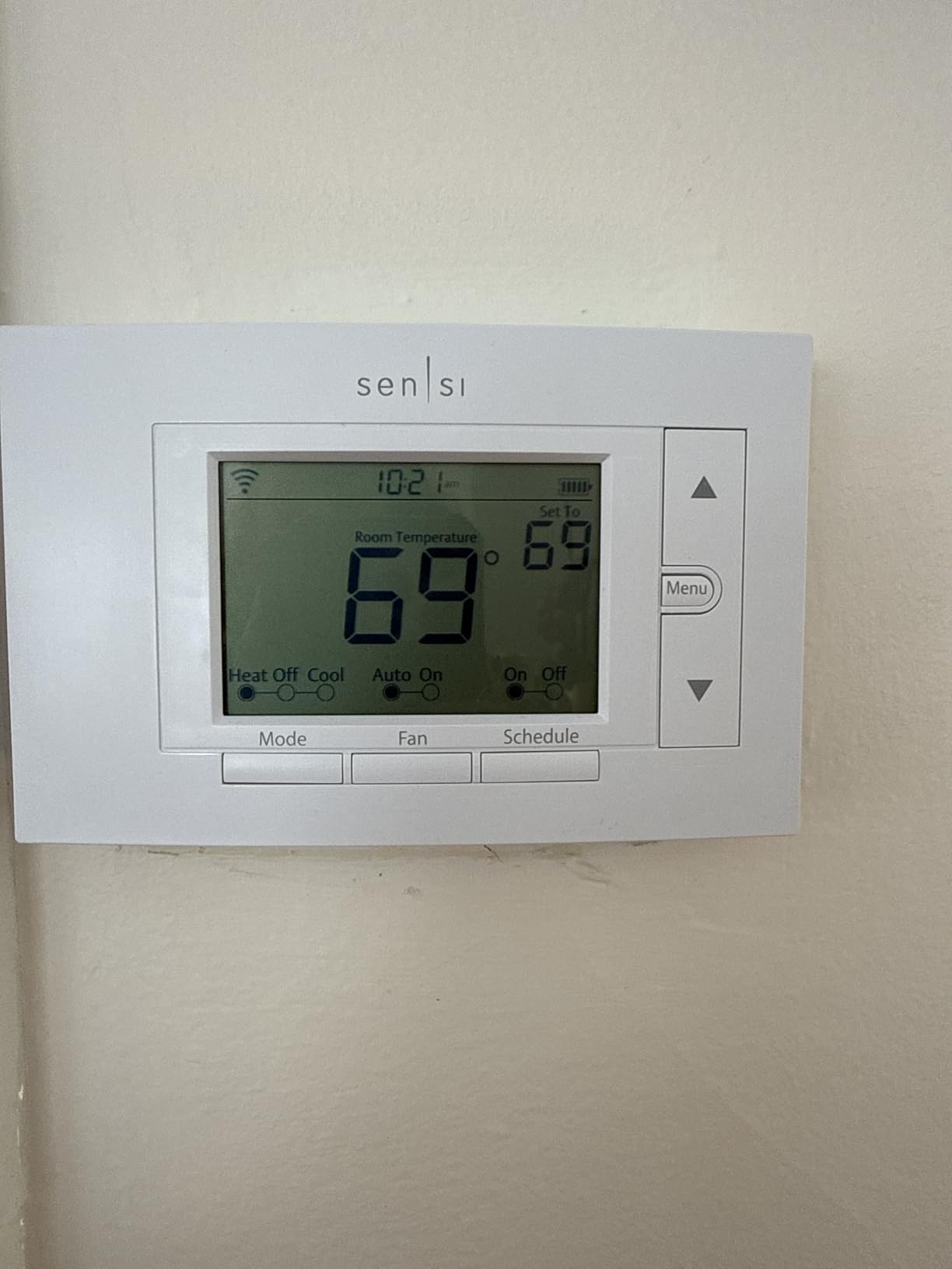 Sensi Smart Thermostat ST55 - Wi-Fi Programmable customer photo 2