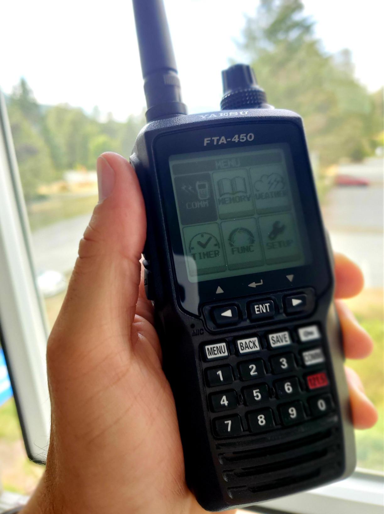 Yaesu FTA-450L Airband VHF Comm Transceiver customer photo 1