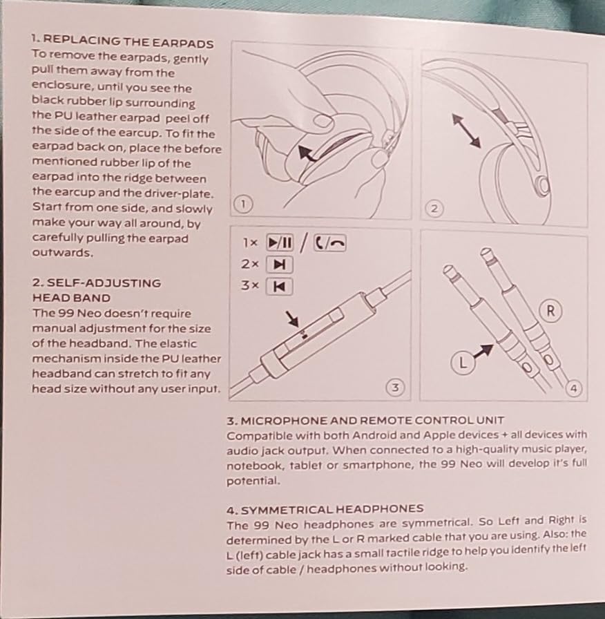 MEZE AUDIO | 99 NEO | Closed-Back Headphones for Audiophiles | Gaming | Podcasts | Home Office | Wired Over-Ear Headphones with Mic and Self Adjustable Headband customer photo 2