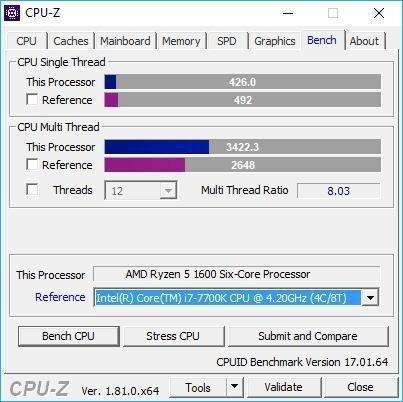AMD Ryzen 5 1600 Processor with Wraith Spire Cooler (YD1600BBAEBOX) customer photo 1