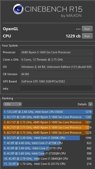 AMD Ryzen 5 1600 Processor with Wraith Spire Cooler (YD1600BBAEBOX) customer photo 2