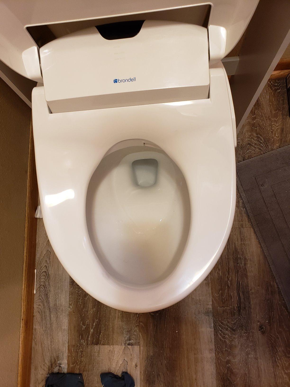 Brondell S1400 Bidet Toilet Seat, Smart Toilet Seat, Dual Stainless-Steel, Self-Cleaning Nozzle With Clean Plus Technology, Endless Warm Water Bidet, Warm Air Dryer, Nightlight, Heated Seat, Elongated customer photo 1
