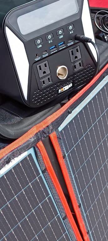 DOKIO 200W Portable Foldable Solar Panel Kit (20x27in, 9.7lb), with Separate Controller and Dual USB, Monocrystalline Charger for 12V Batteries & Power Stations, RV Camping Trailer Emergency Backup customer photo 2