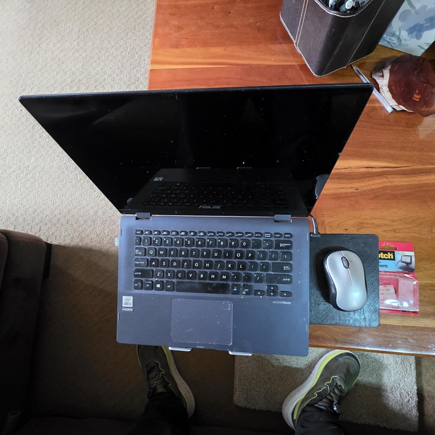 Nulaxy Ergonomic Adjustable Laptop Stand for Desk, Dual Foldable Computer Riser with Advanced Heat-Vent, Heavy-Duty Portable Notebook Holder for Posture Correction, Compatible with Mac 10-17