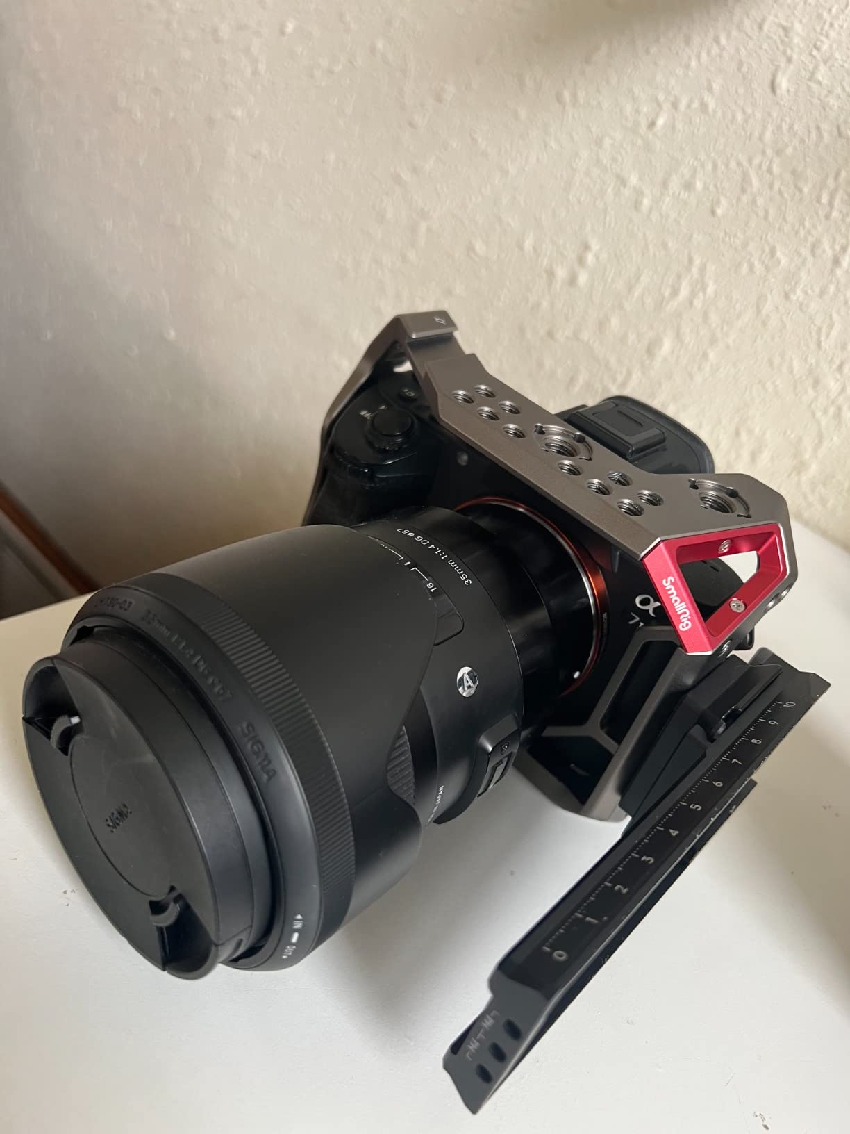 SmallRig A7RIII / A7III / A7M3 Camera Cage for Sony A7RIII / A7III / A7M3 with Shoe Mount, Built-in NATO Rail customer photo 1