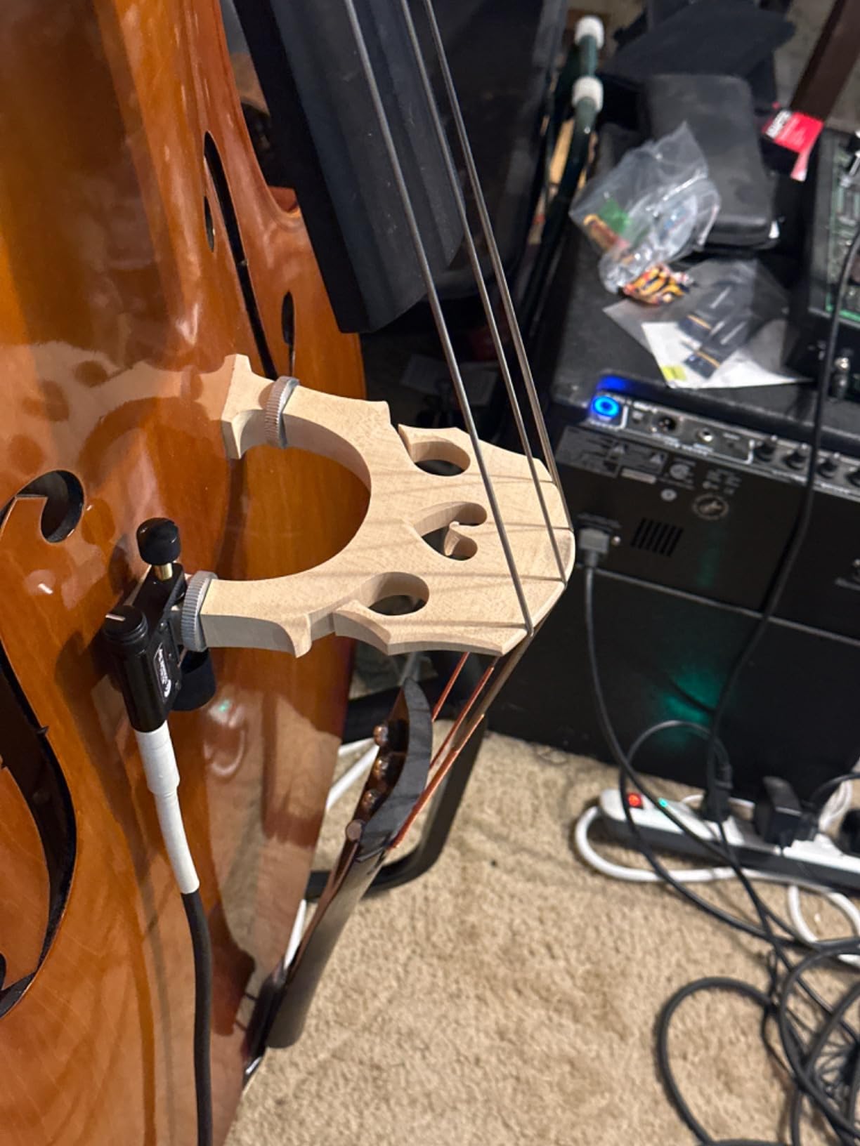 Realist RLSTVSC - SoundClip Pickup for Violin and Viola - Reflects Instrument's True Sound - Easy to Mount - Sounds Great Instantly - Adjusting Placement Varies Tone Color and Sensitivity customer photo 1