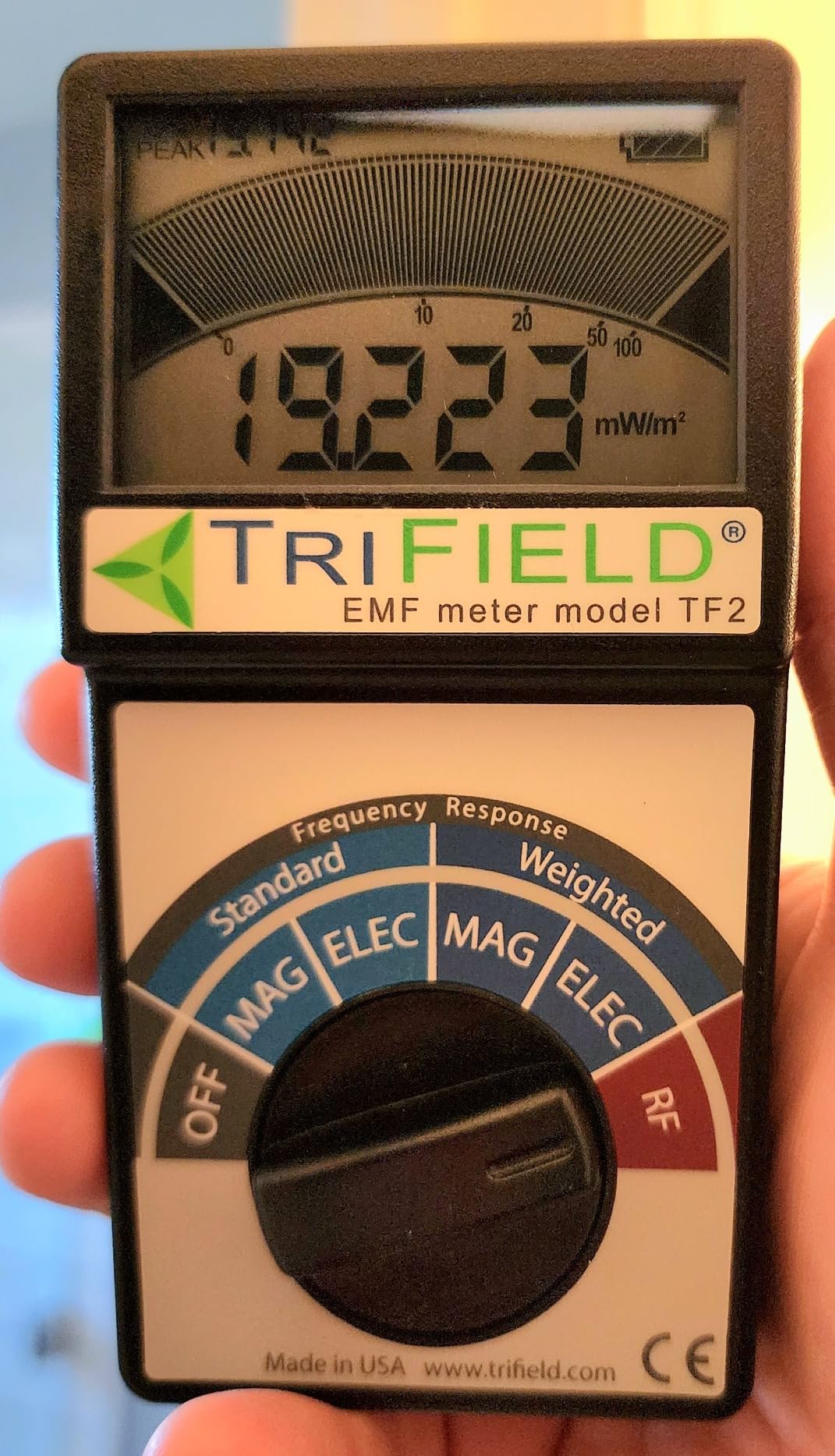EMF Meter Model TF2 - Made in USA - #1 Handheld EMF Detector for Magnetic/Electric/Radio Fields customer photo 1
