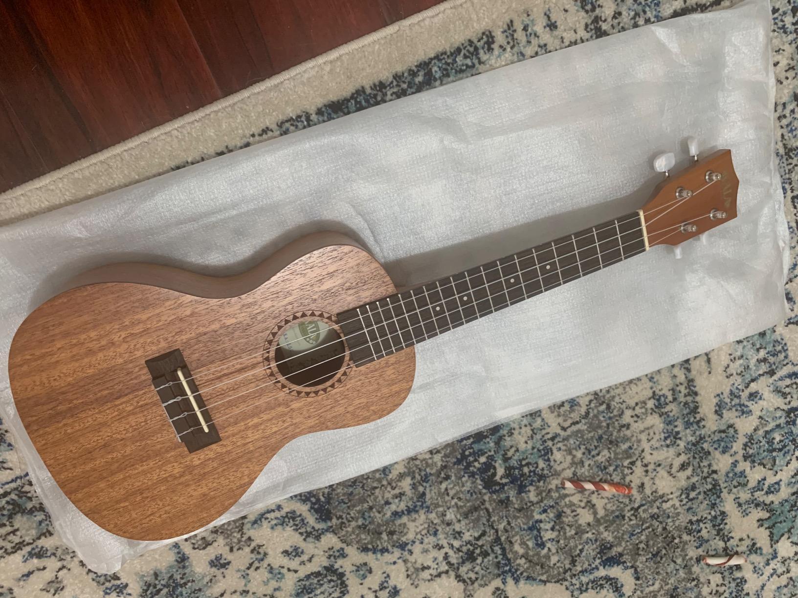 Kala KA-15 Series Satin Mahogany Ukulele with Rosewood Fingerboard, 4 Aquila Super Nylgut Strings customer photo 2