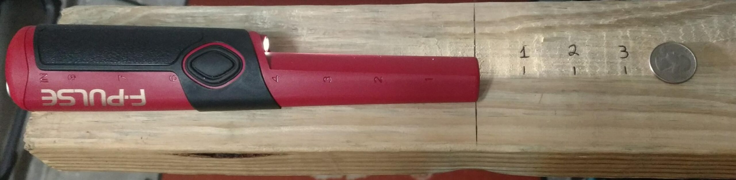 Fisher F-Pulse Waterproof Pinpointer Metal Detector, Red - Pulse Induction Technology for Deepest Detection, Long Battery Life, LED Light, vibrate & beep Modes for Precise Target Location customer photo 1